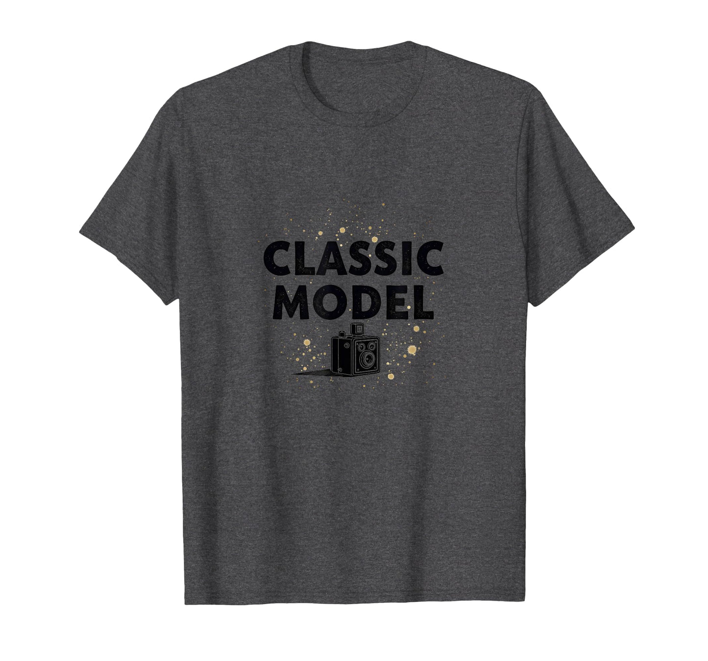 Model 1900S Camera Nostalgia Dark T-Shirt - Trendy Graphic Men Women - T-Shirt, Sweatshirt, Hoodie