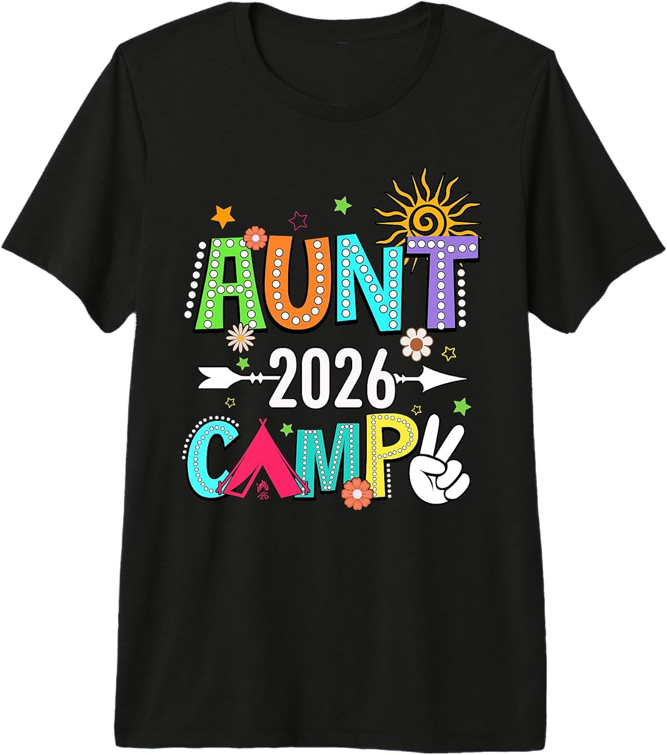 Aunt Camp 2026 for Women Men Kids - Adult & Kids T-Shirts, Sweatshirts & Hoodies apparel design preview 1