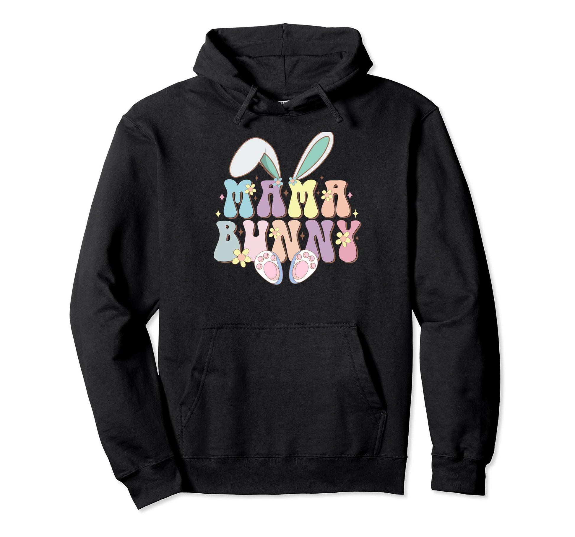 Mama Bunny Easter Egg Easter Bunny Pastel Hoodie - Trendy Graphic Unisex - T-Shirt, Sweatshirt, Hoodie