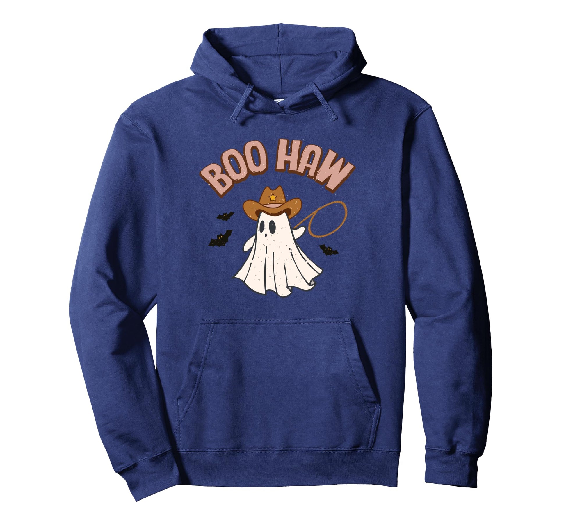 Funny Halloween Boo Haw Ghost Hoodie - Casual Everyday Wear for Adults - T-Shirt, Sweatshirt, Hoodie