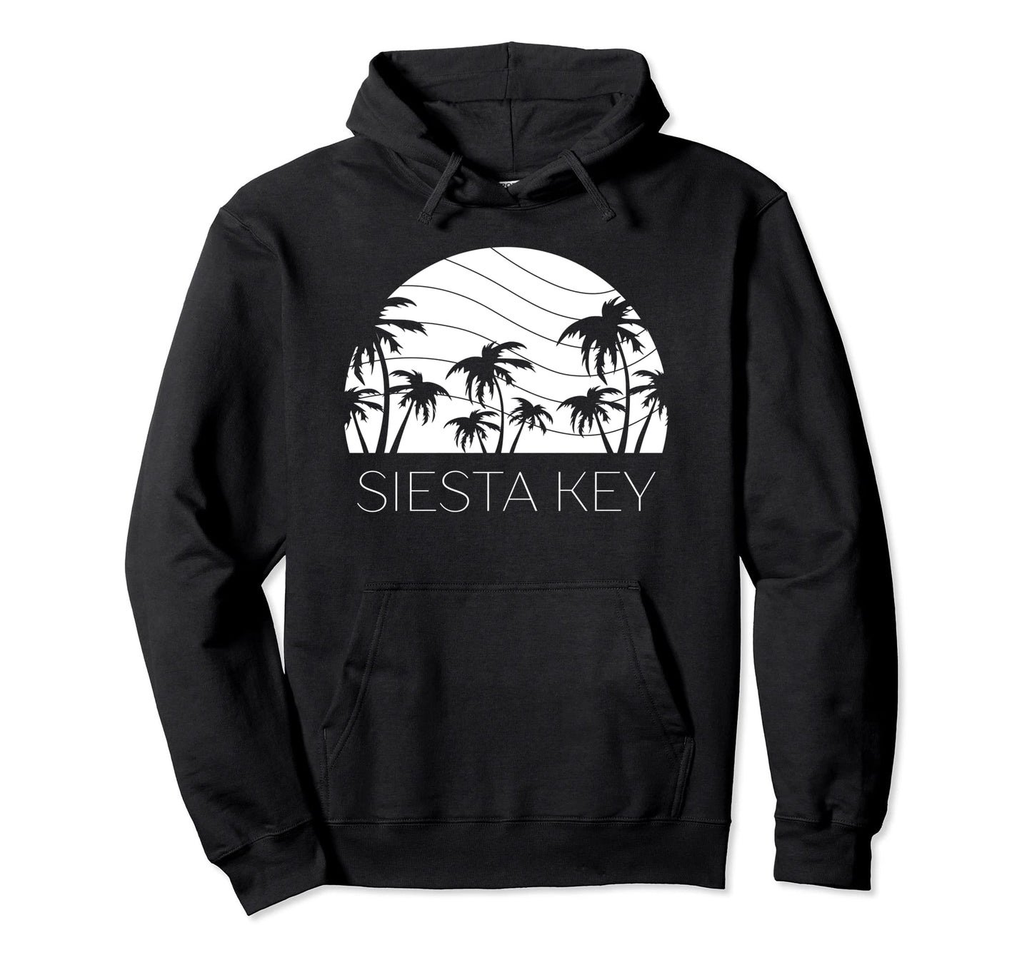 Siesta Key Florida Beach Vacation Hoodie - Minimalist Print Men Women - T-Shirt, Sweatshirt, Hoodie