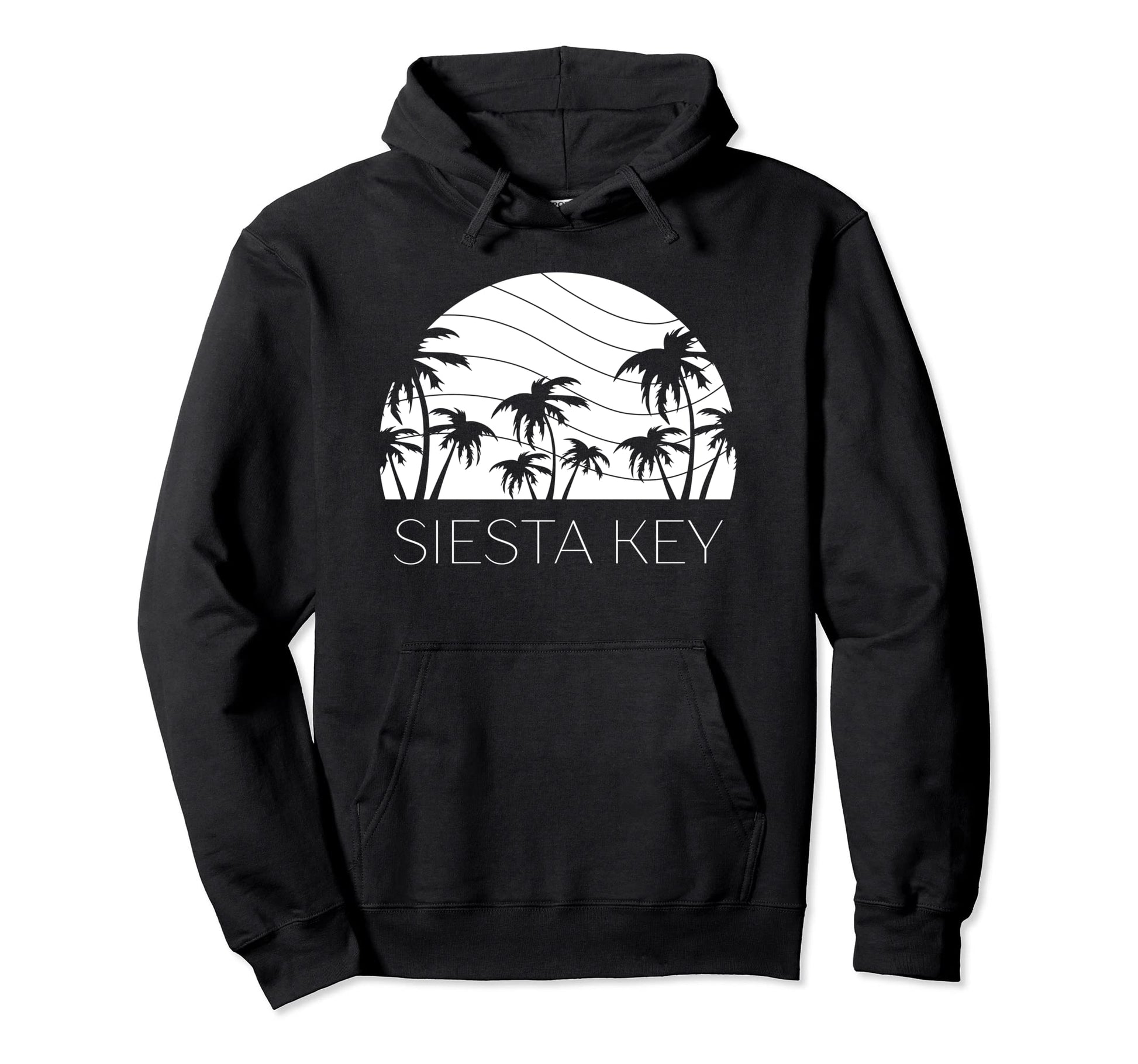 Siesta Key Florida Beach Vacation Hoodie - Minimalist Print Men Women - T-Shirt, Sweatshirt, Hoodie