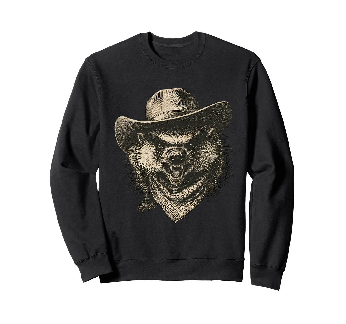 Hedgehog Cowboy Rodeo Cowgirl Sweatshirt - Custom Art Print Men Women - T-Shirt, Sweatshirt, Hoodie