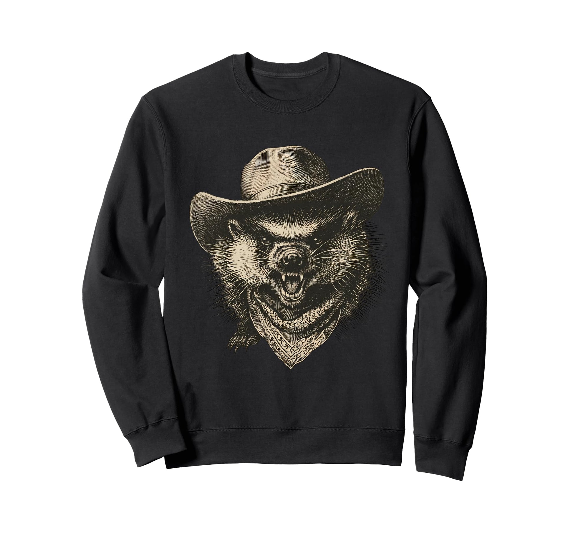 Hedgehog Cowboy Rodeo Cowgirl Sweatshirt - Custom Art Print Men Women - T-Shirt, Sweatshirt, Hoodie