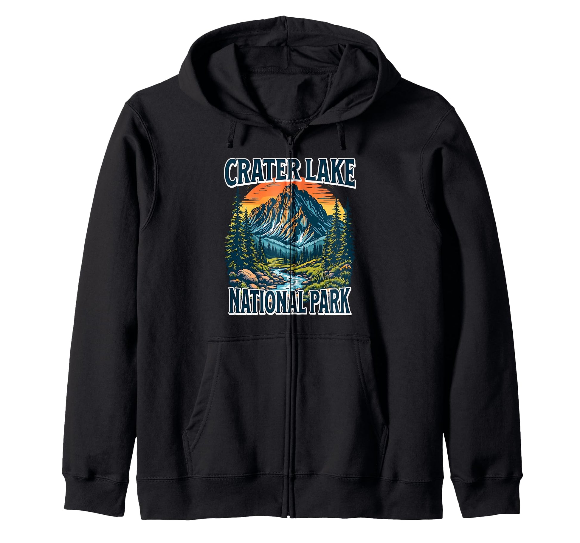 Crater Lake National Park Oregon Usa Hoodie - Casual Everyday Wear Unisex - T-Shirt, Sweatshirt, Hoodie