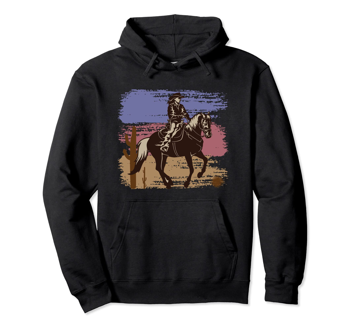 Rodeo Cowboy Cowgirl Horse Ride Hoodie - Streetwear Style Men Women - T-Shirt, Sweatshirt, Hoodie