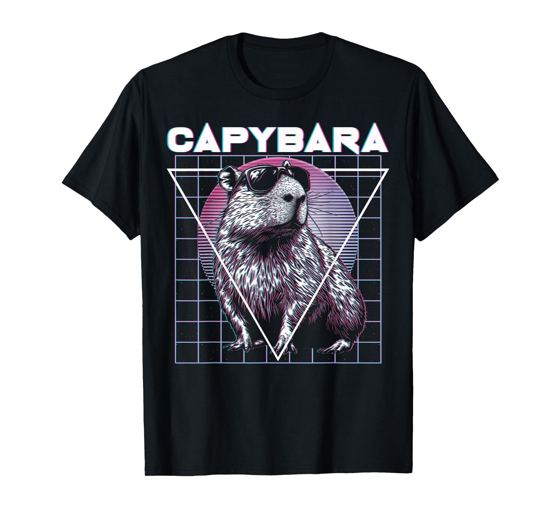 Capybara Capibara Sunglasses T-Shirt - Custom Art Print for Adults - T-Shirt, Sweatshirt, Hoodie