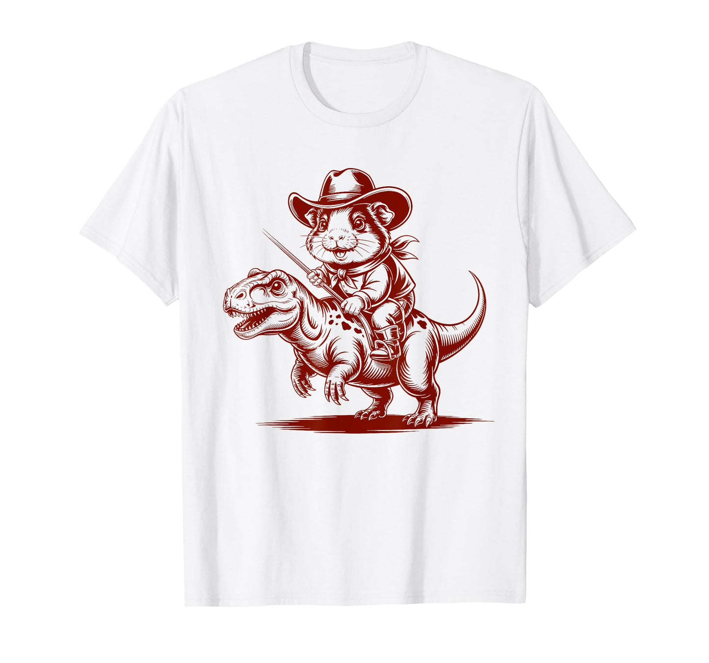Guinea Pig Cowboy Dinosaur Accessoires T-Shirt - Streetwear Style Men Women - T-Shirt, Sweatshirt, Hoodie