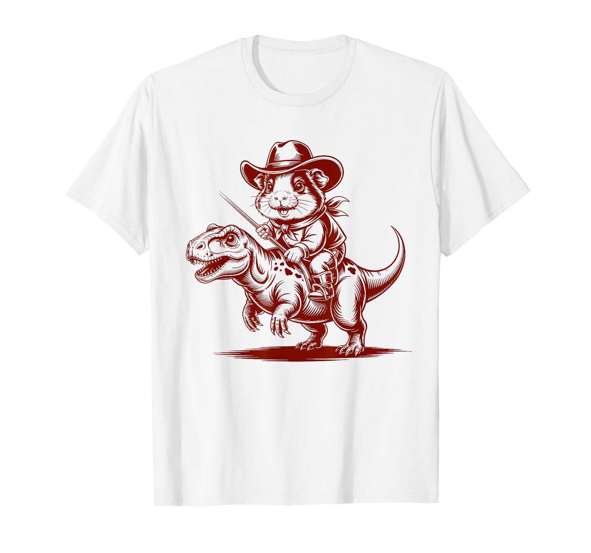 Guinea Pig Cowboy Dinosaur Accessoires T-Shirt - Streetwear Style Men Women - T-Shirt, Sweatshirt, Hoodie