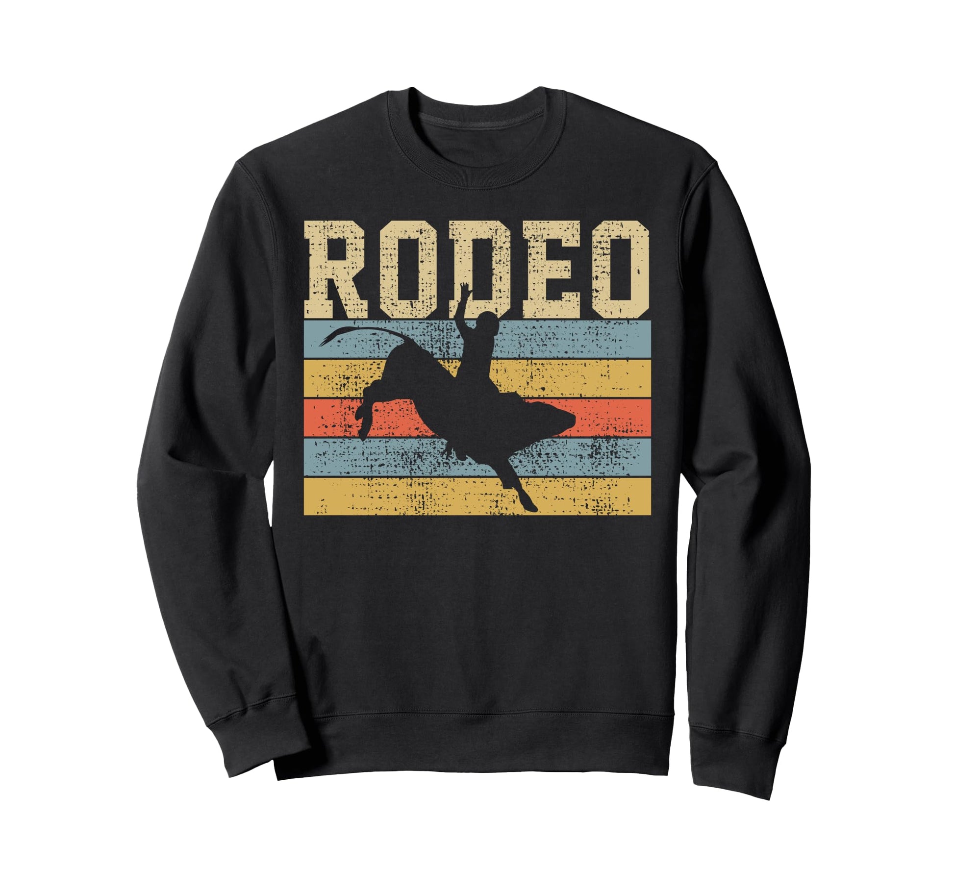 Rodeo Bull Riding Cowboy Western Sweatshirt - Trendy Graphic for Adults - T-Shirt, Sweatshirt, Hoodie