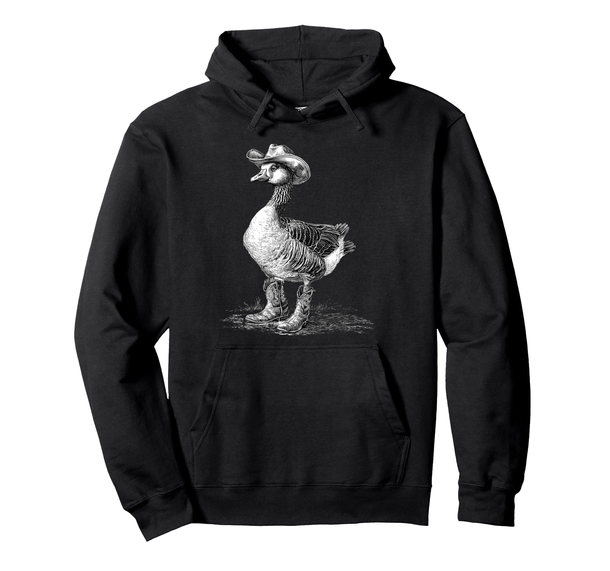 Country Cowboy Goose Rodeo Cowgirl Hoodie - Novelty Apparel Men Women - T-Shirt, Sweatshirt, Hoodie