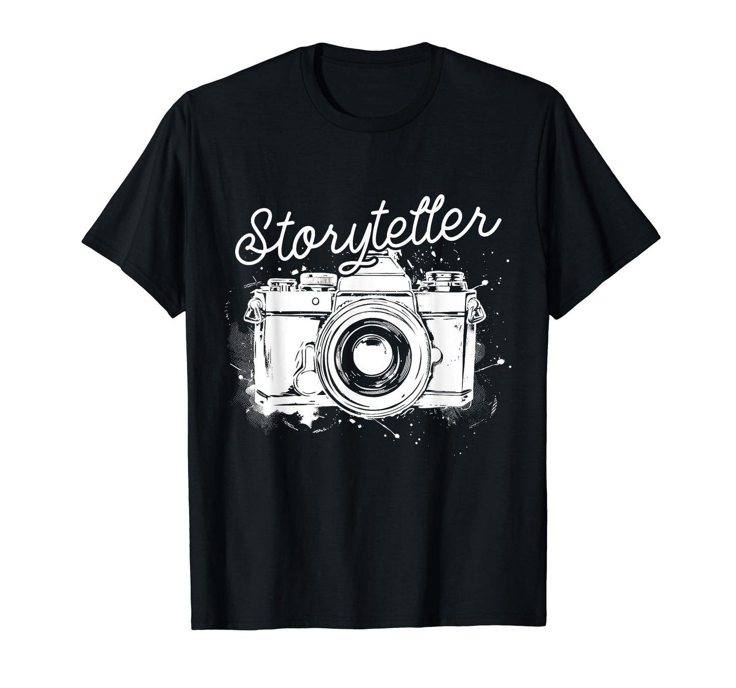 Photographer Storyteller Camera T-Shirt - Custom Art Print Unisex - T-Shirt, Sweatshirt, Hoodie