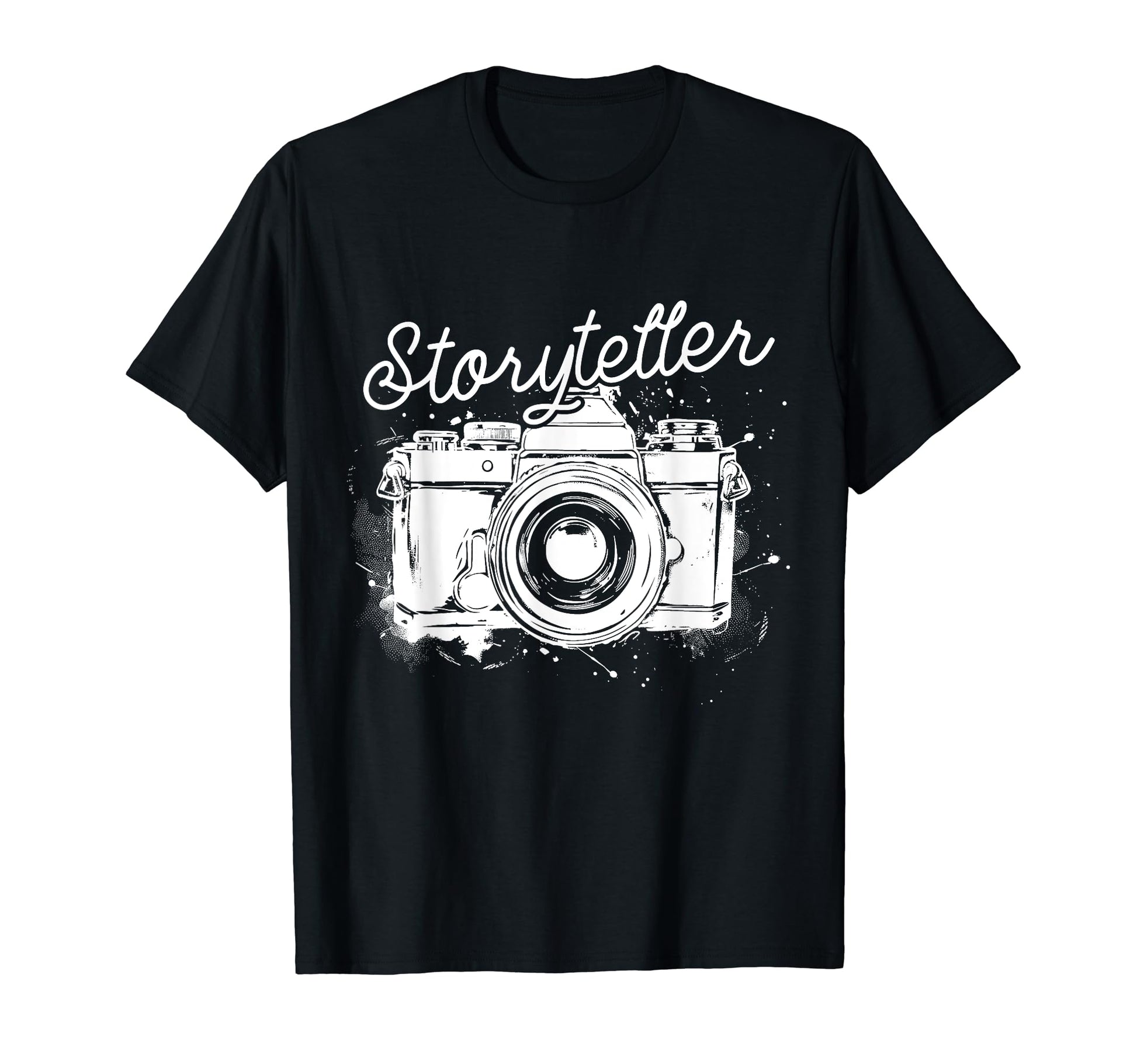 Photographer Storyteller Camera T-Shirt - Custom Art Print Unisex - T-Shirt, Sweatshirt, Hoodie