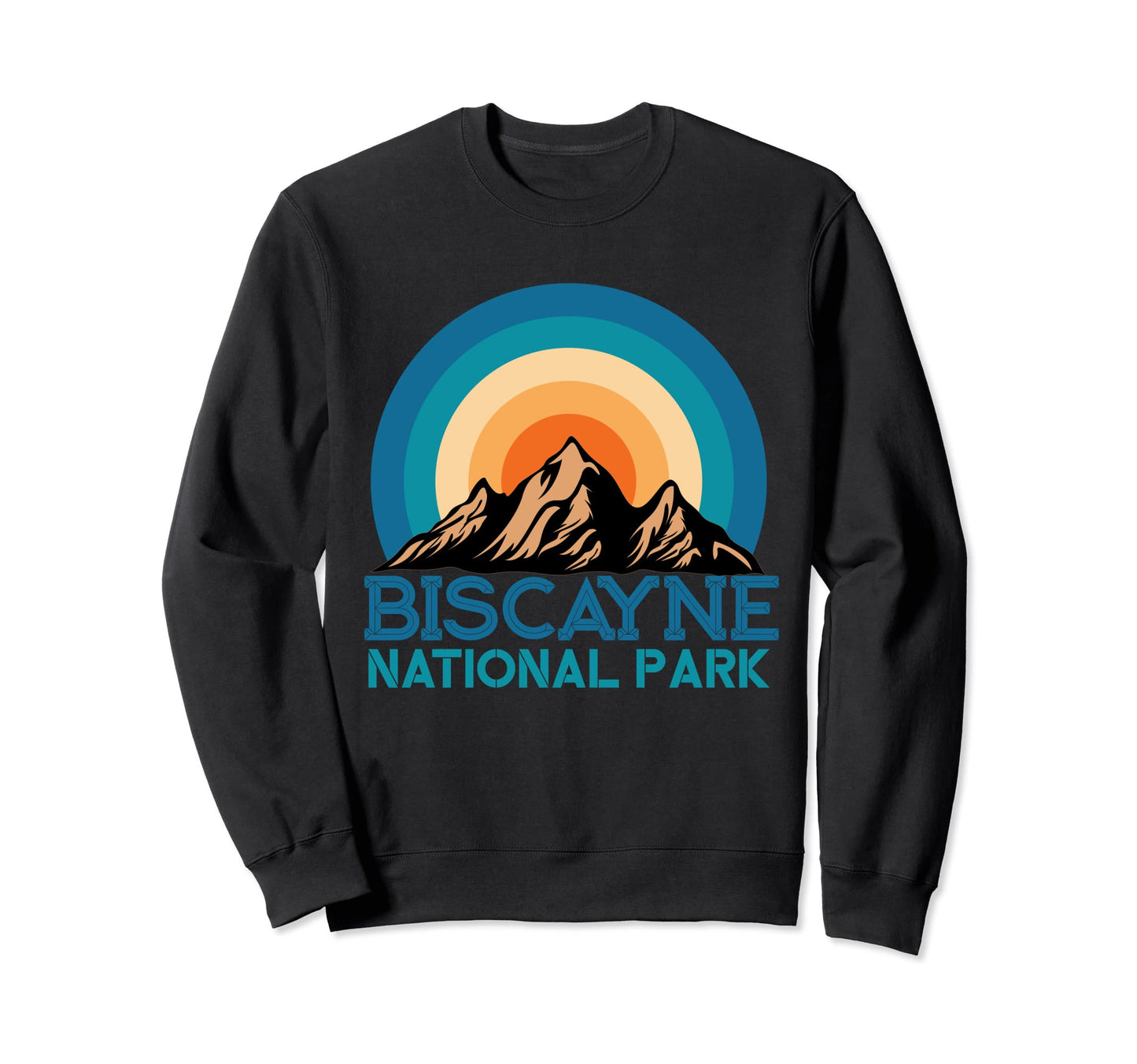 Biscayne National Park Mountain Hiking Sweatshirt - Minimalist Print Unisex - T-Shirt, Sweatshirt, Hoodie