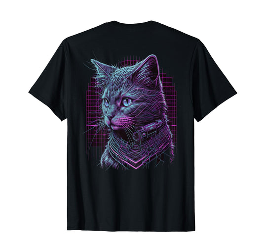 Backprint Vaporwave Aesthetic T-Shirt - Custom Art Print Men Women - T-Shirt, Sweatshirt, Hoodie