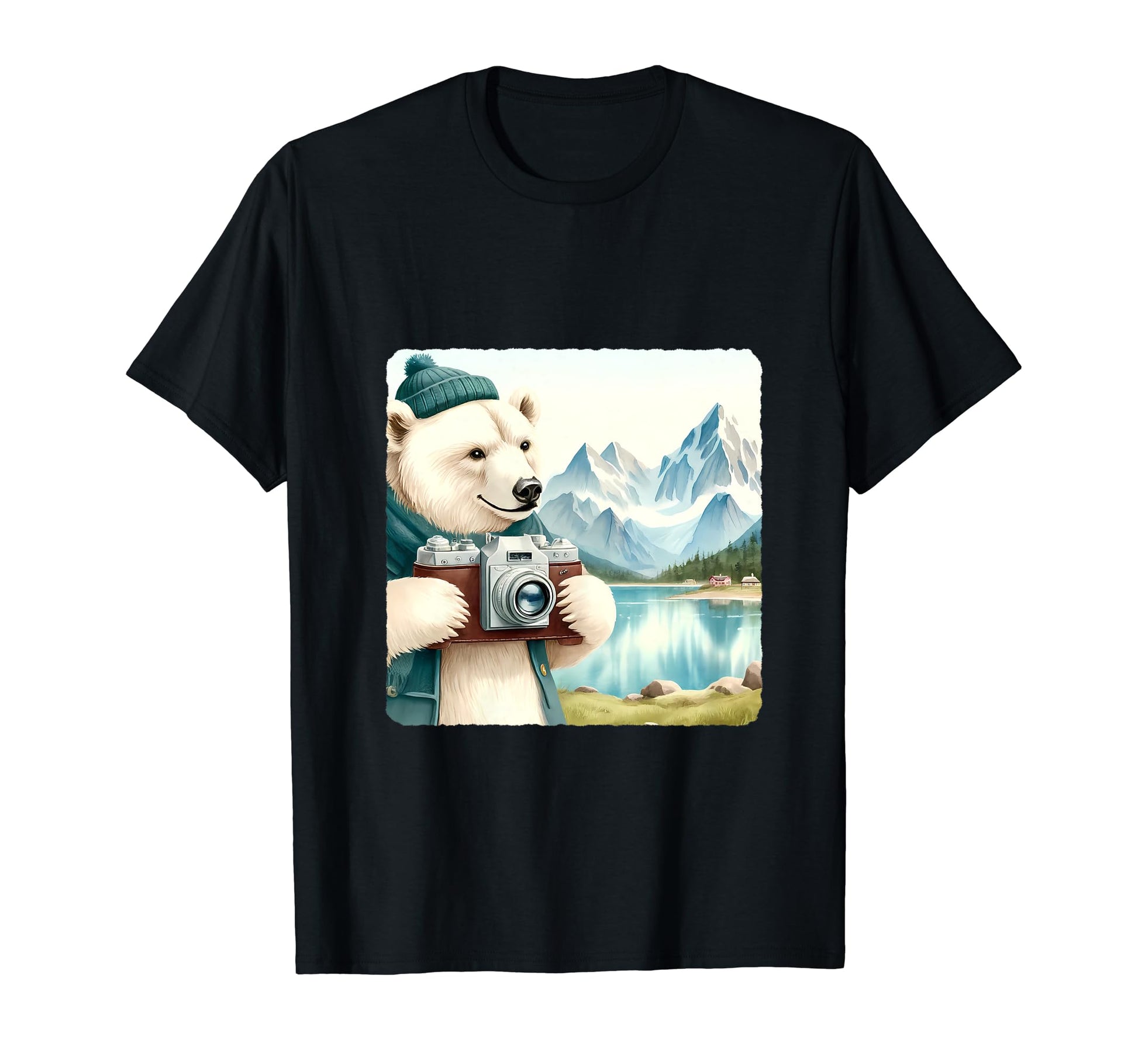 Ice Bear Photographs Mountain T-Shirt - Aesthetic Graphic for Adults - T-Shirt, Sweatshirt, Hoodie