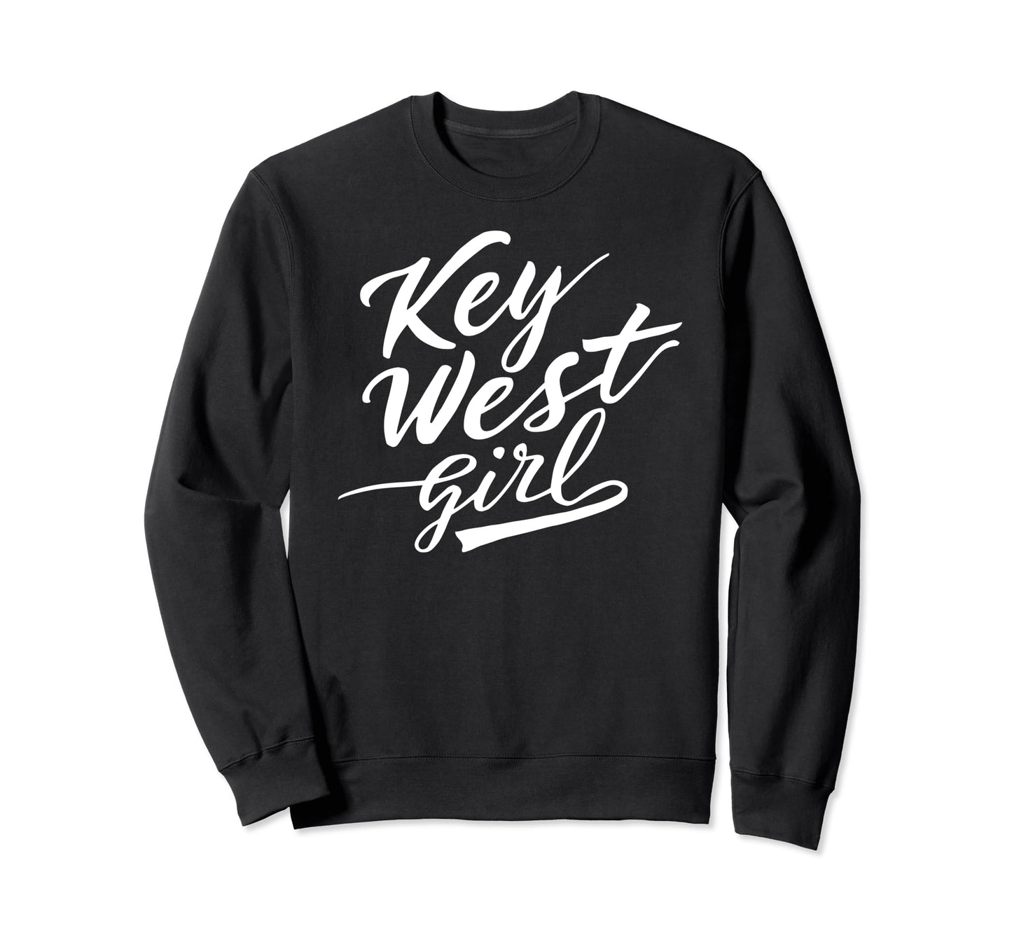 Key West Florida Siesta Beach Sweatshirt - Minimalist Print for Adults - T-Shirt, Sweatshirt, Hoodie