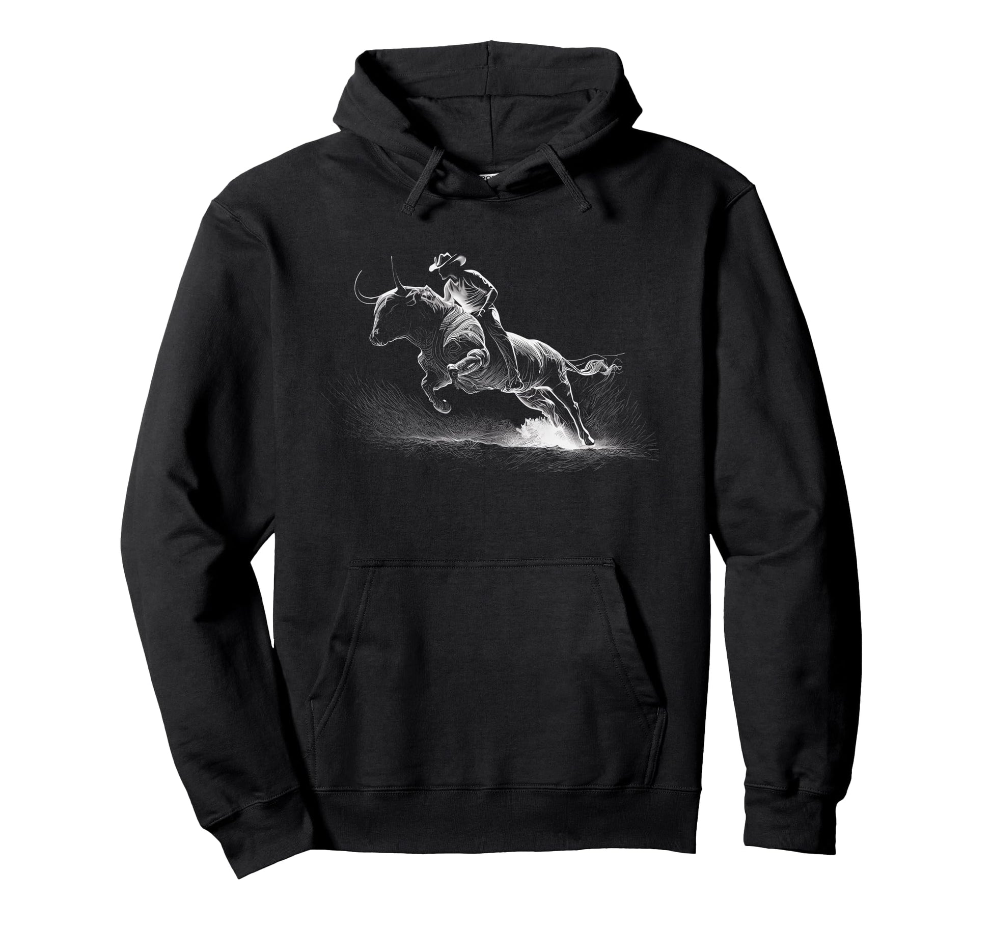 Cowboy Rodeo Horse Riding Usa Cowboy Hoodie - Novelty Apparel for Adults - T-Shirt, Sweatshirt, Hoodie