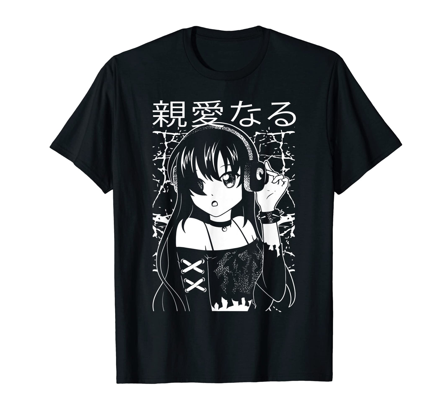 Goth Anime Japanese Aesthetic Vaporwave T-Shirt - Novelty Apparel Unisex - T-Shirt, Sweatshirt, Hoodie