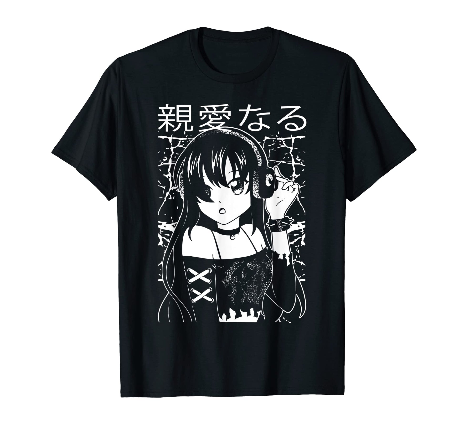 Goth Anime Japanese Aesthetic Vaporwave T-Shirt - Novelty Apparel Unisex - T-Shirt, Sweatshirt, Hoodie