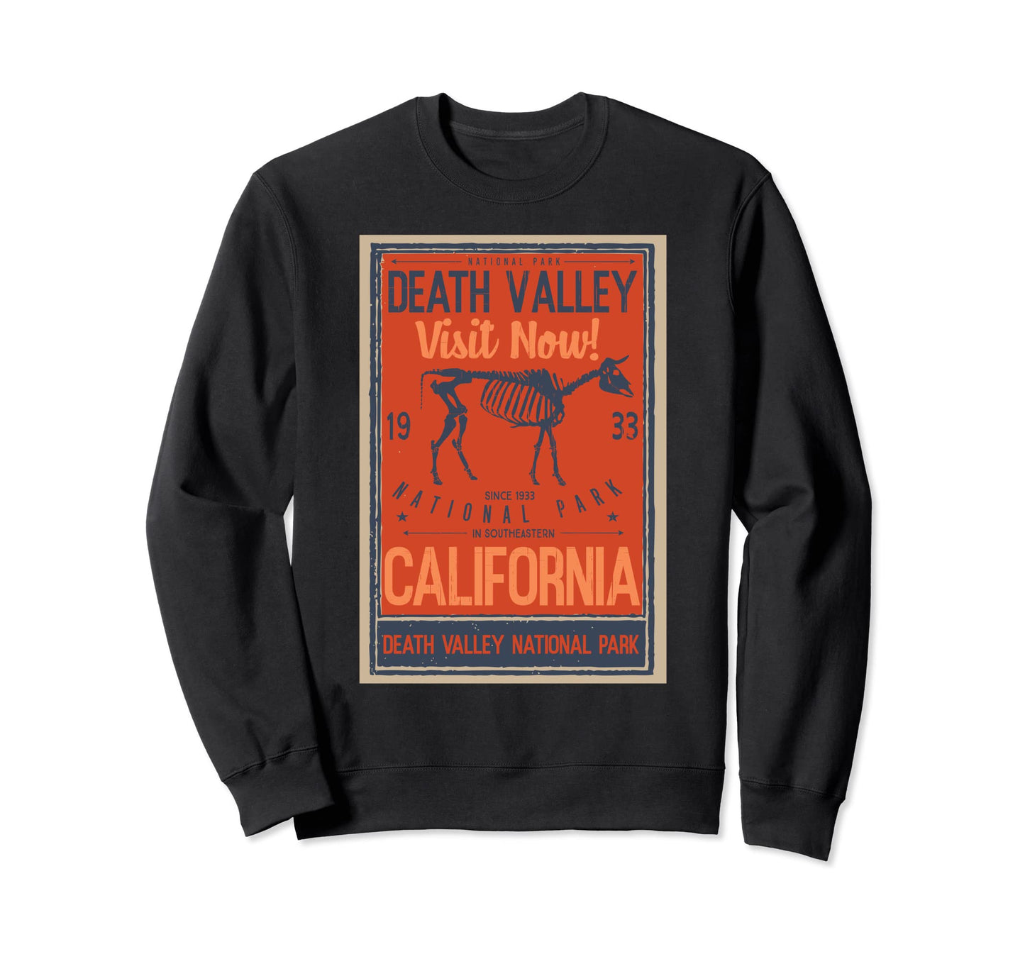 Death Valley National Park Us California Sweatshirt - Graphic Print Unisex - T-Shirt, Sweatshirt, Hoodie