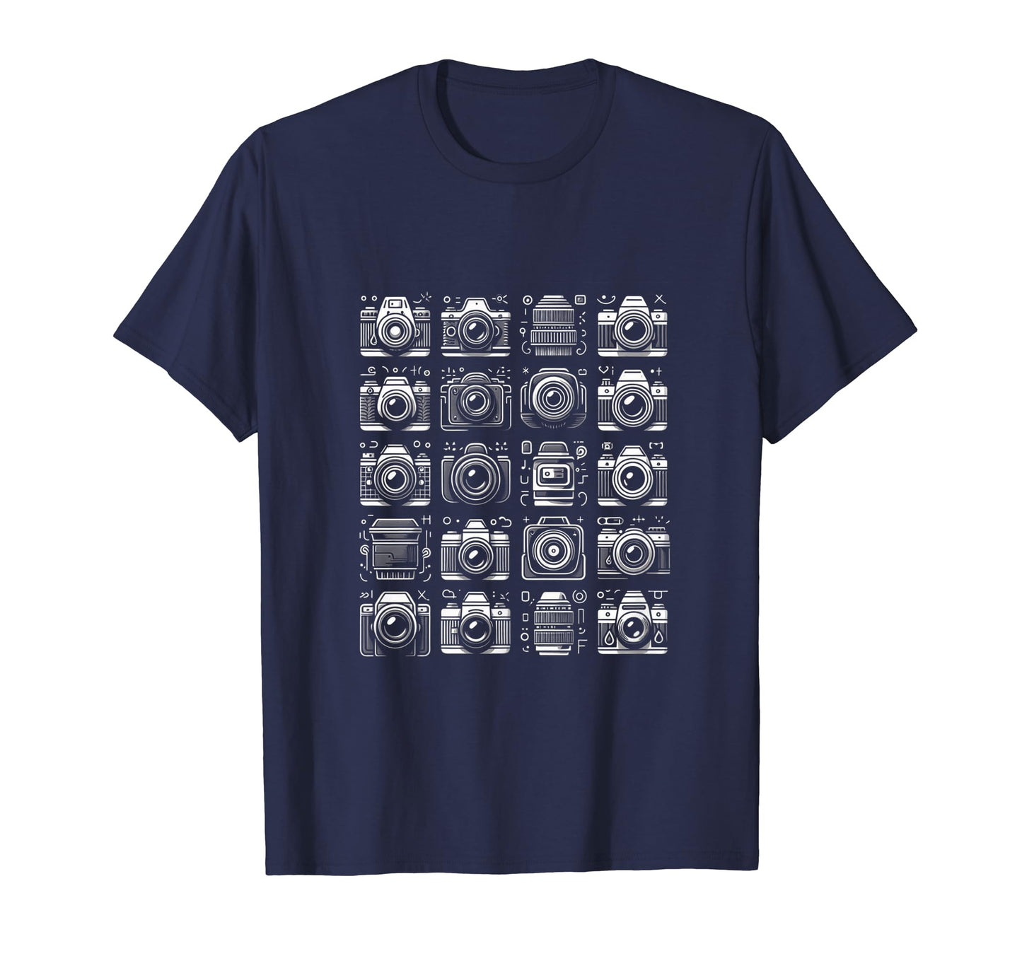 Funny Camera T-Shirt - Minimalist Print for Adults - T-Shirt, Sweatshirt, Hoodie
