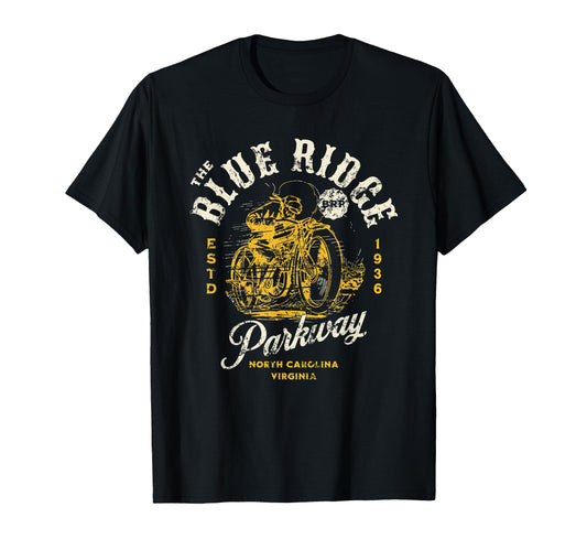 Blue Ridge Parkway Va And Nc Usa T-Shirt - Minimalist Print Men Women - T-Shirt, Sweatshirt, Hoodie