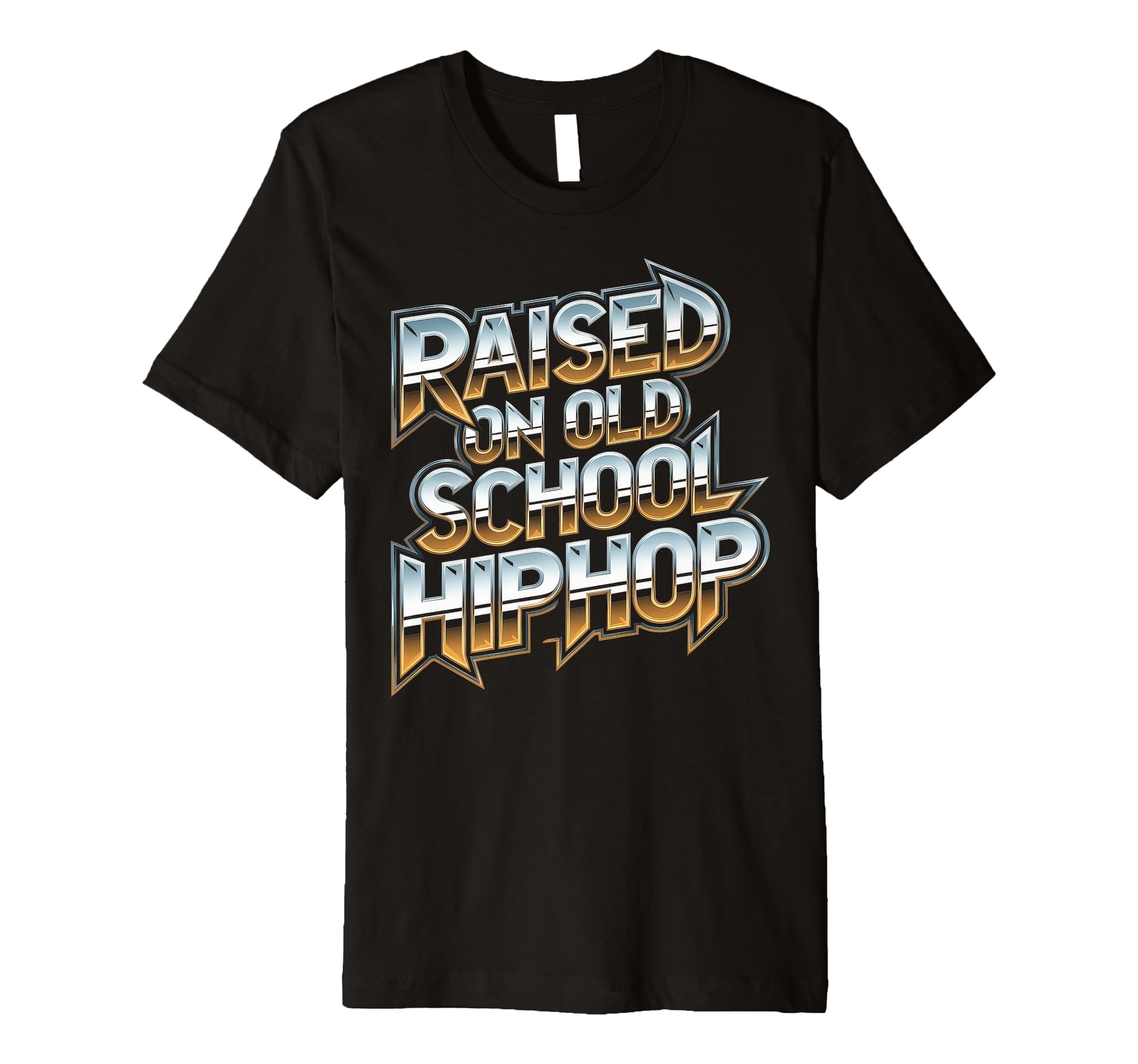 Raised Old School Hip Hop Cassette T-Shirt - Aesthetic Graphic for Adults - T-Shirt, Sweatshirt, Hoodie