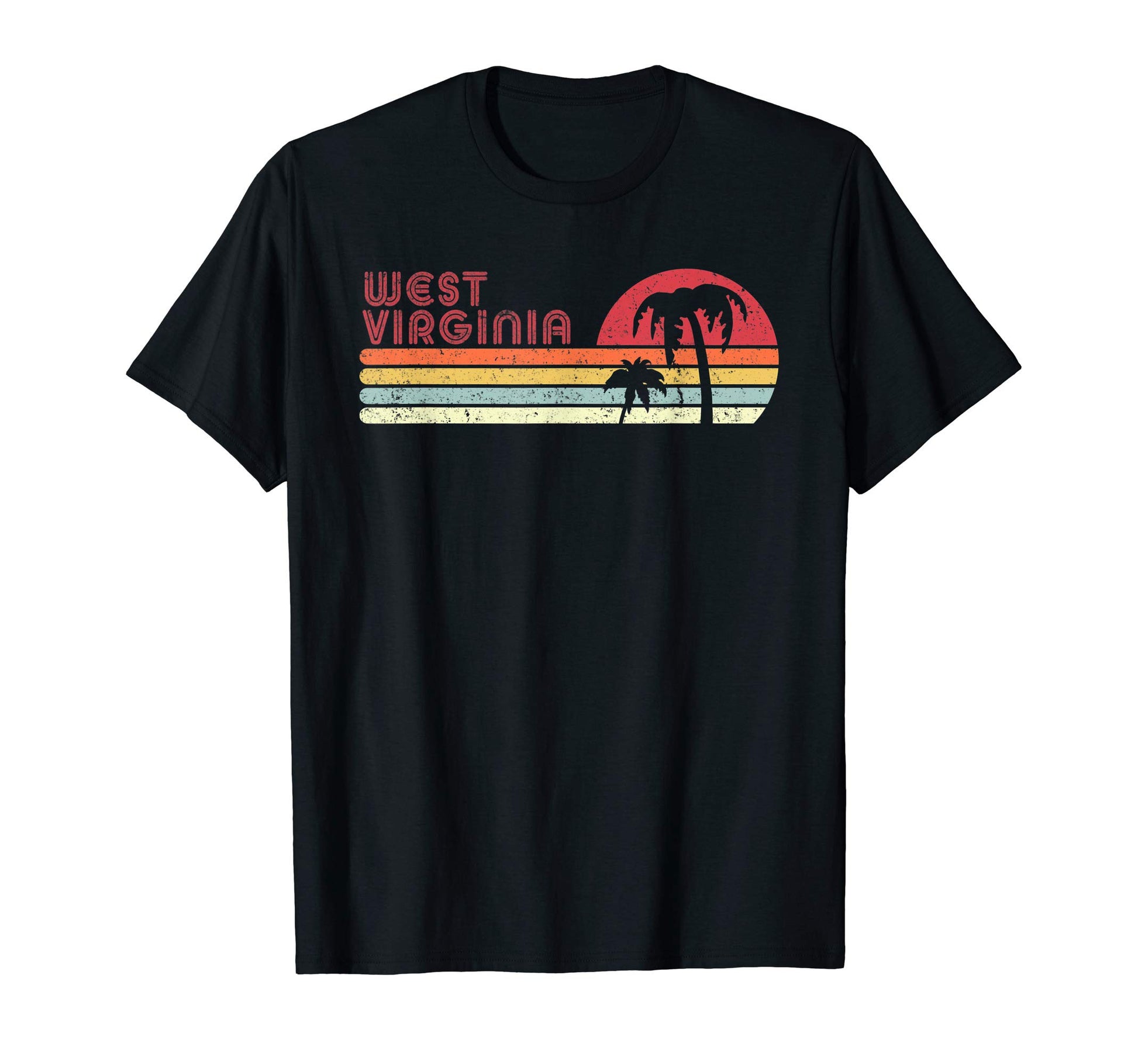 West Virginia Wv Usa T-Shirt - Custom Art Print Unisex - T-Shirt, Sweatshirt, Hoodie