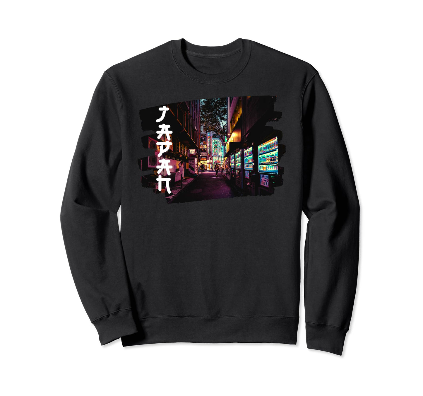 Aesthetic Tokyo Street Art Sweatshirt - Casual Everyday Wear Unisex - T-Shirt, Sweatshirt, Hoodie