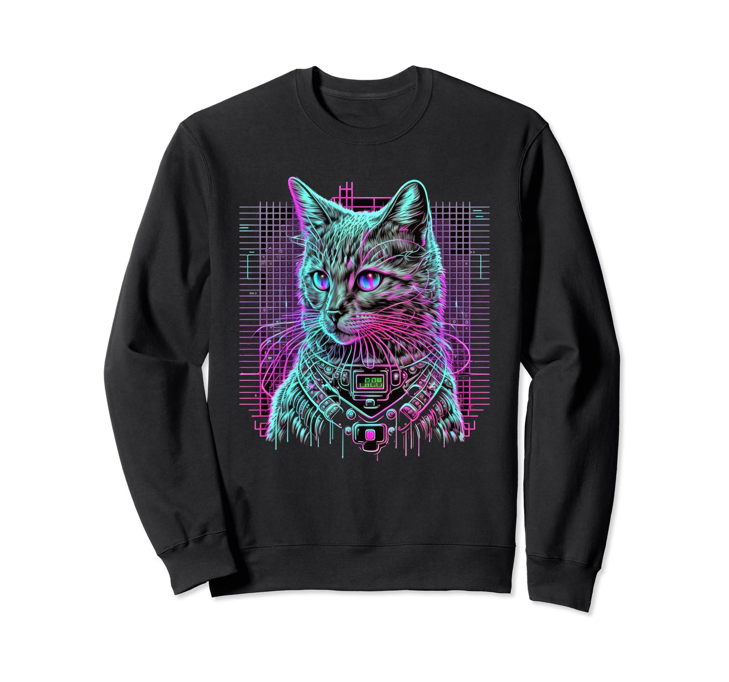 Vaporwave Aesthetic Futuristic Sweatshirt - Aesthetic Graphic for Adults - T-Shirt, Sweatshirt, Hoodie