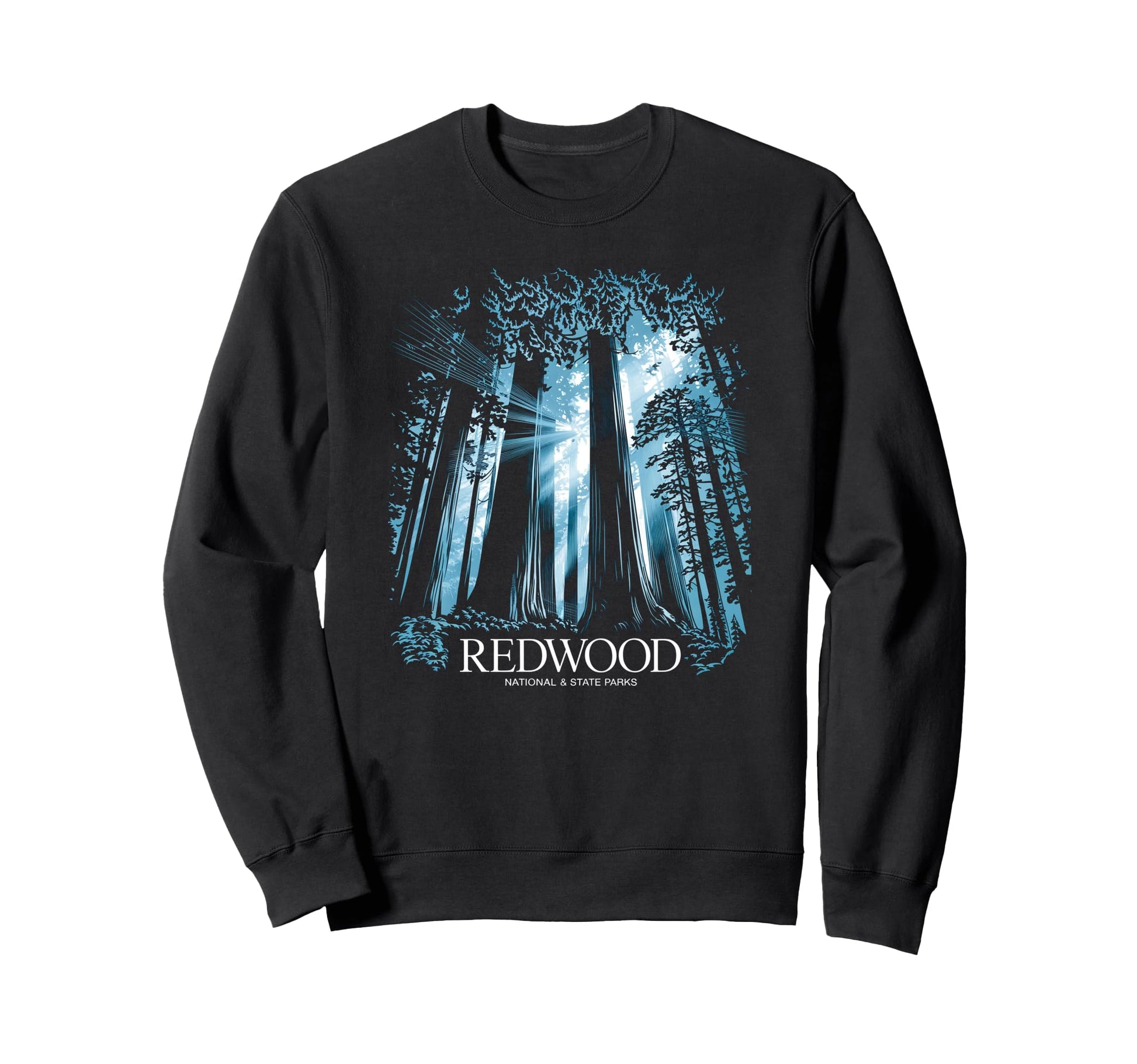 Redwood National State Parks Usa Sweatshirt - Custom Art Print Men Women - T-Shirt, Sweatshirt, Hoodie