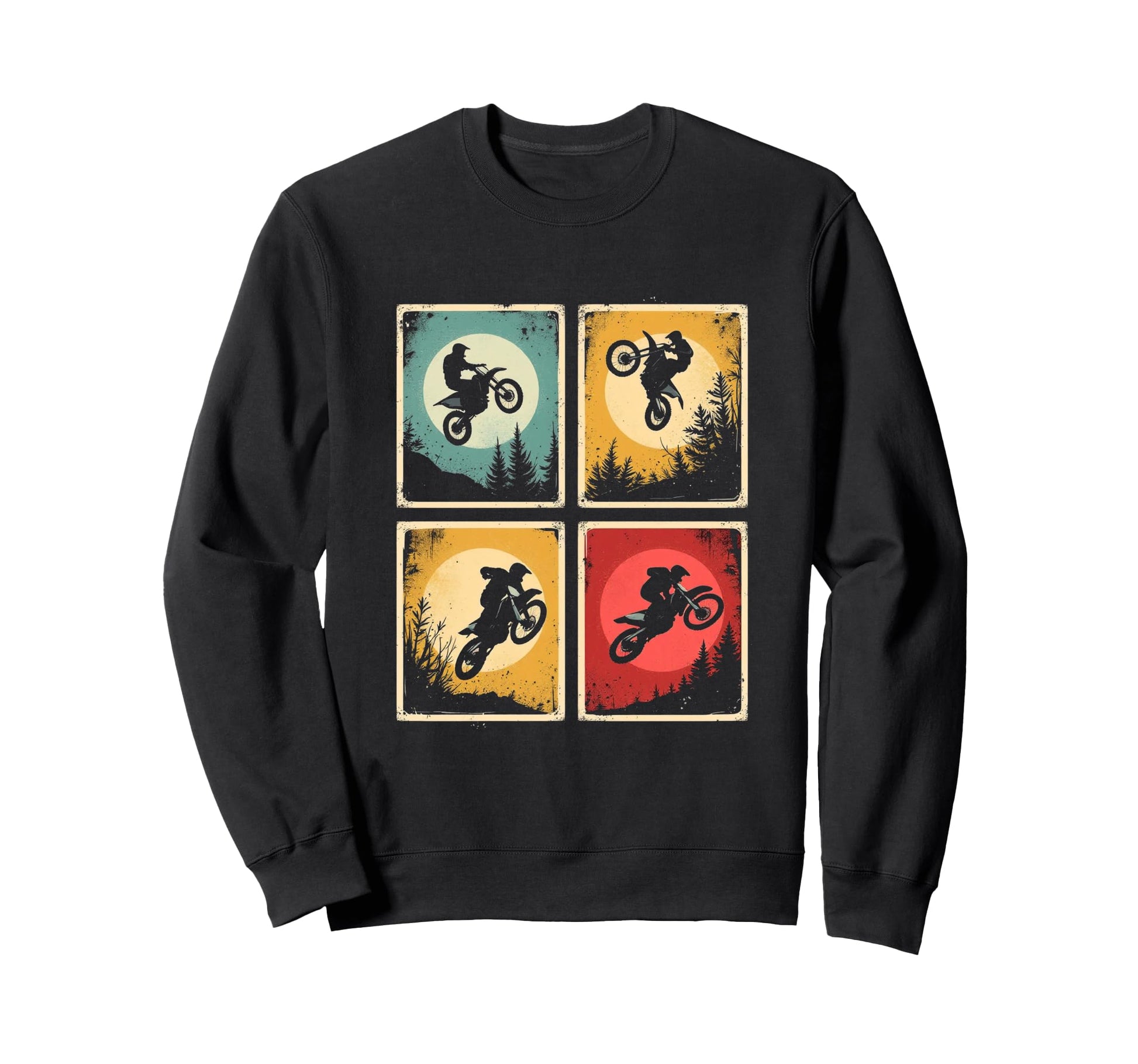 Motorcycle Art Sweatshirt - Graphic Print Unisex - T-Shirt, Sweatshirt, Hoodie
