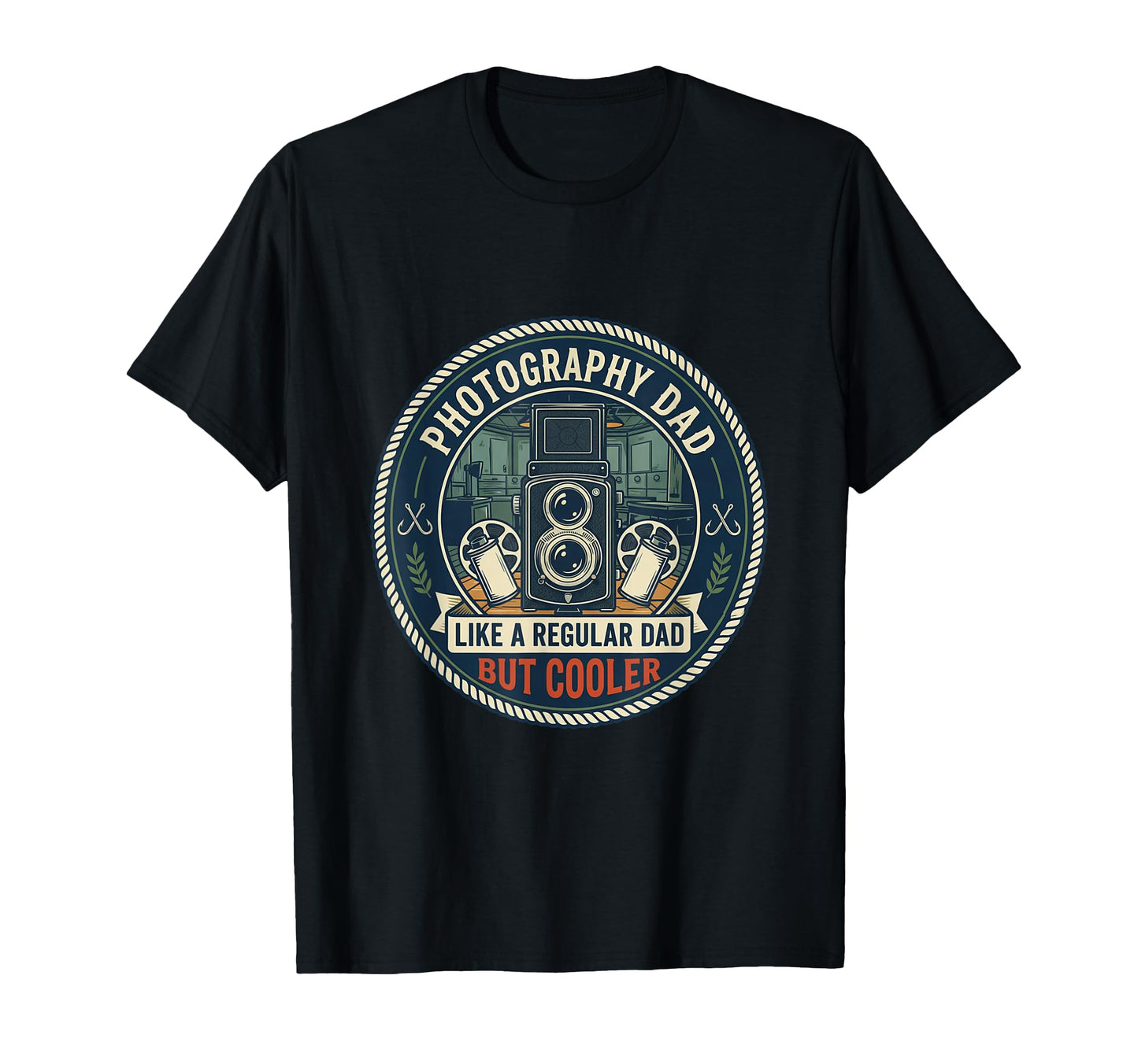 Photography Dad Camera Film T-Shirt - Casual Everyday Wear for Adults - T-Shirt, Sweatshirt, Hoodie