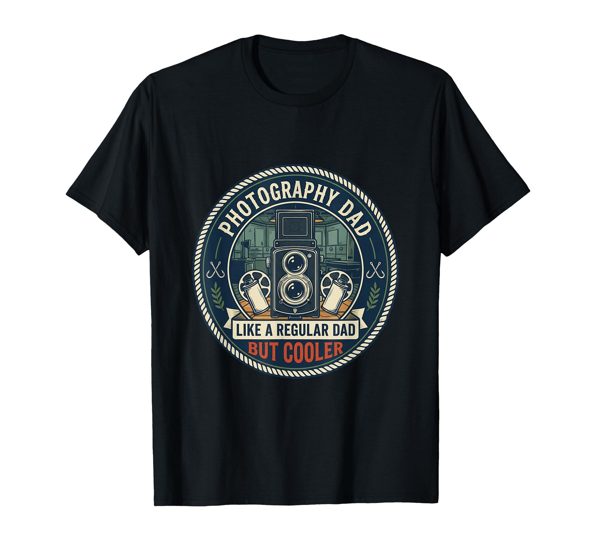 Photography Dad Camera Film T-Shirt - Casual Everyday Wear for Adults - T-Shirt, Sweatshirt, Hoodie