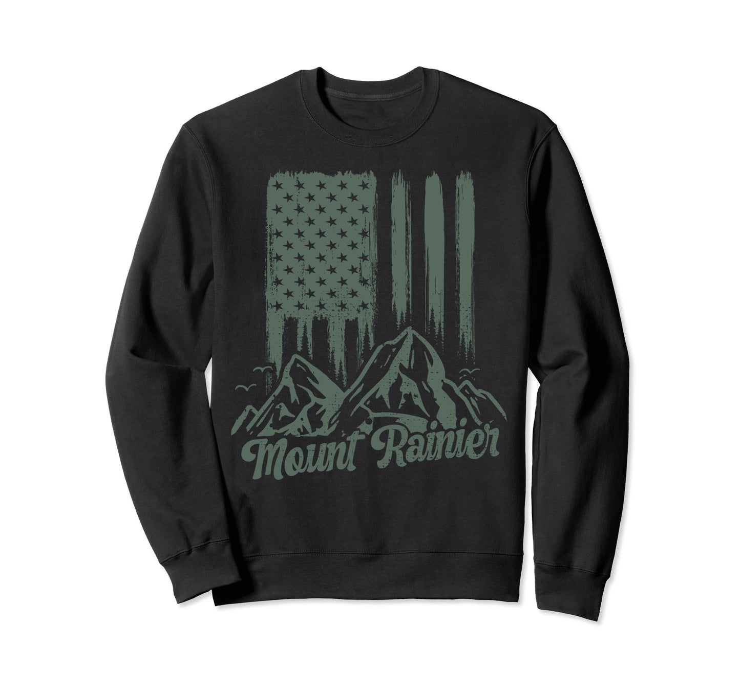 Mount Rainier National Park Us Sweatshirt - Novelty Apparel for Adults - T-Shirt, Sweatshirt, Hoodie