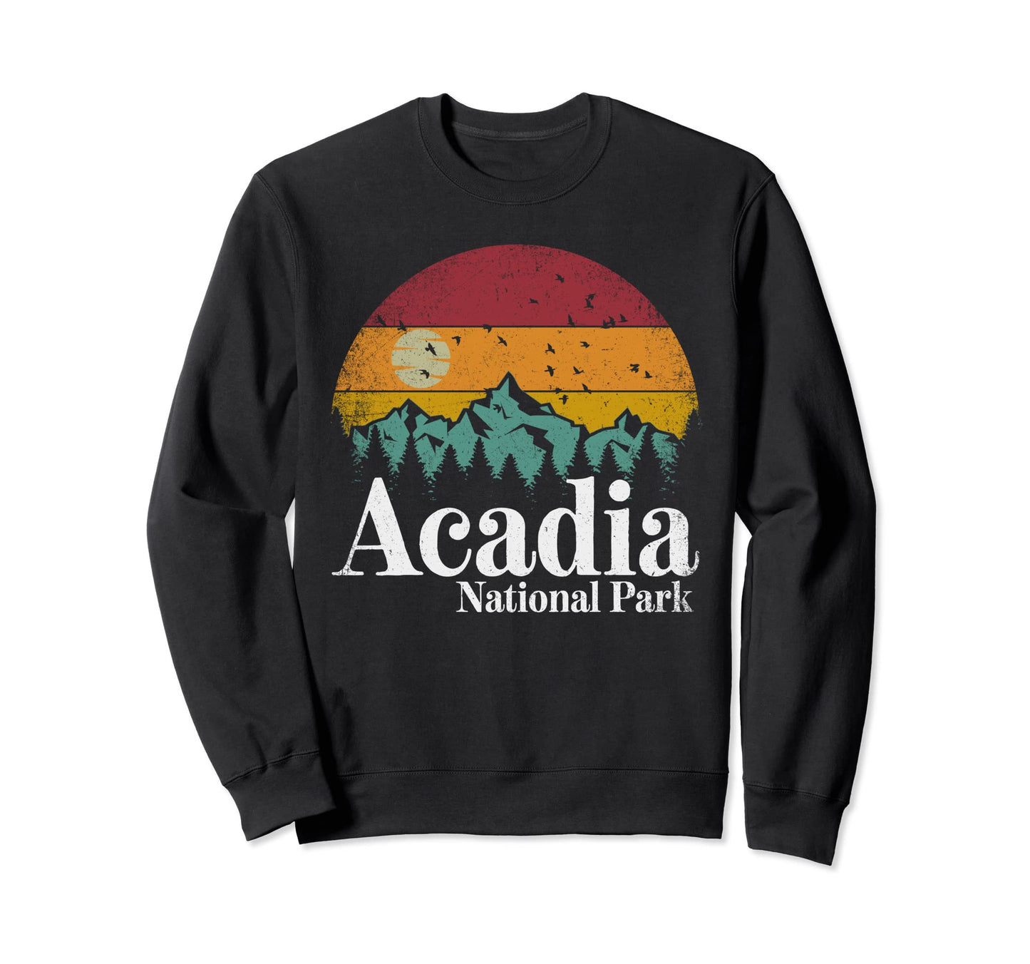 Acadia National Park Mountains Sweatshirt - Aesthetic Graphic Men Women - T-Shirt, Sweatshirt, Hoodie