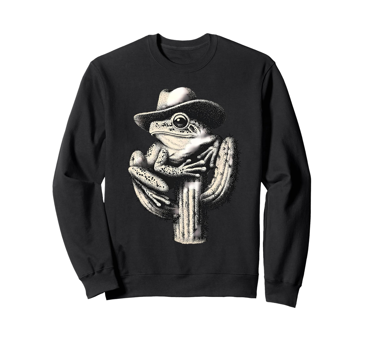 Country Cowboy Frog Toad Rodeo Sweatshirt - Fun Novelty Design Unisex - T-Shirt, Sweatshirt, Hoodie