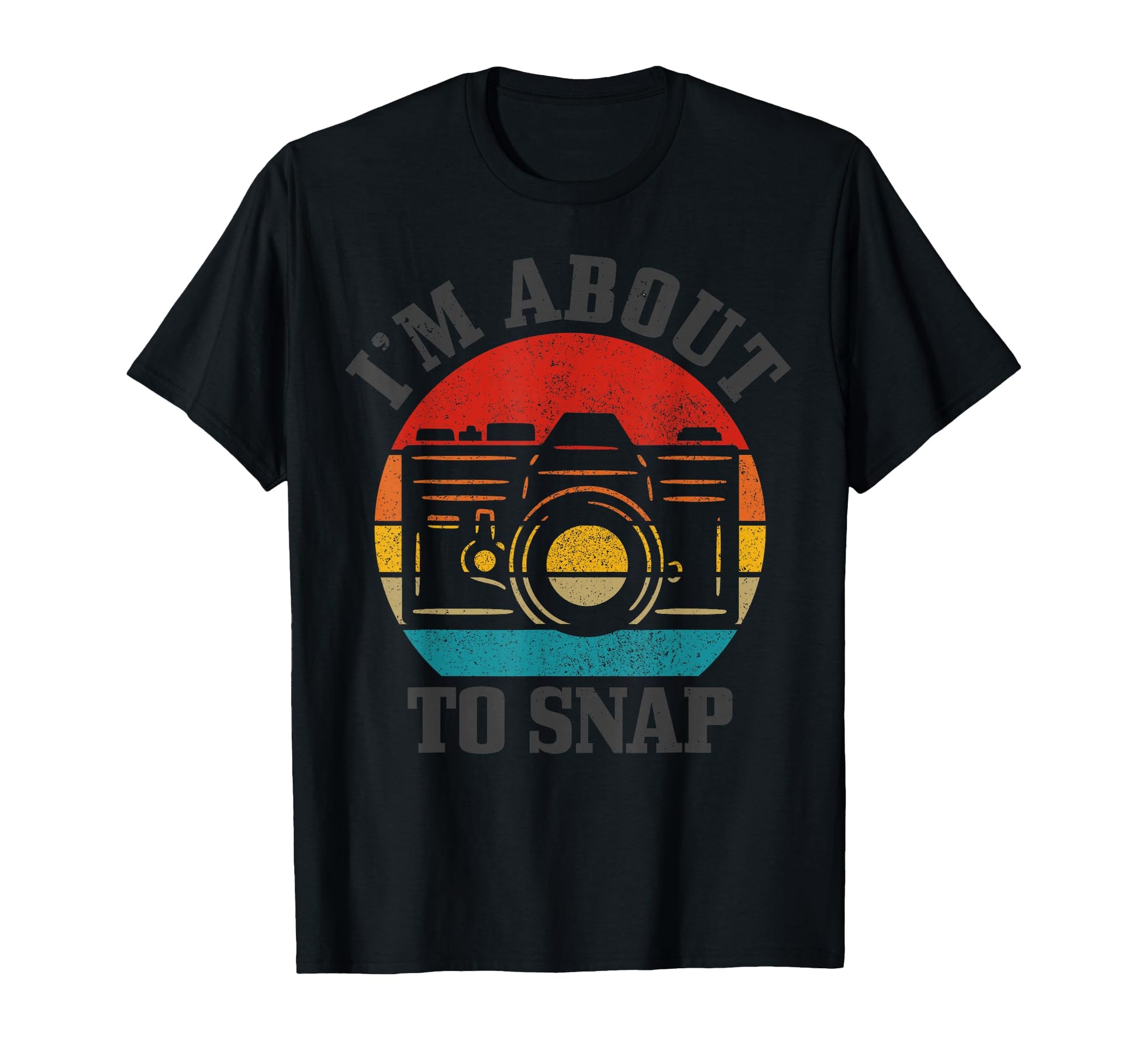 Photographer Gift Camera Funny T-Shirt - Minimalist Print Unisex - T-Shirt, Sweatshirt, Hoodie
