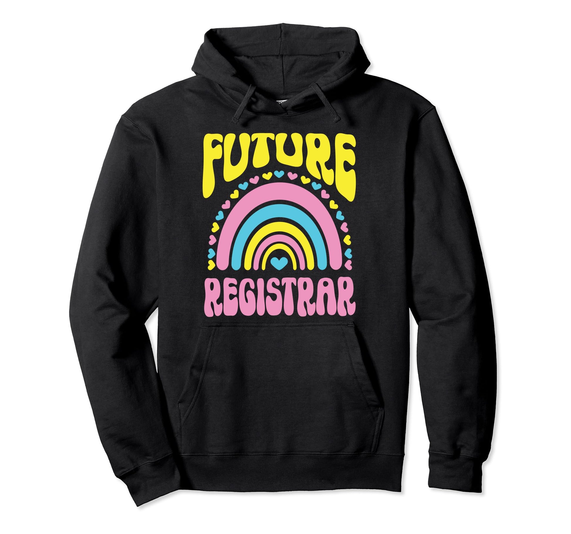 Future Registrar Bright Rainbow Hoodie - Casual Everyday Wear Unisex - T-Shirt, Sweatshirt, Hoodie