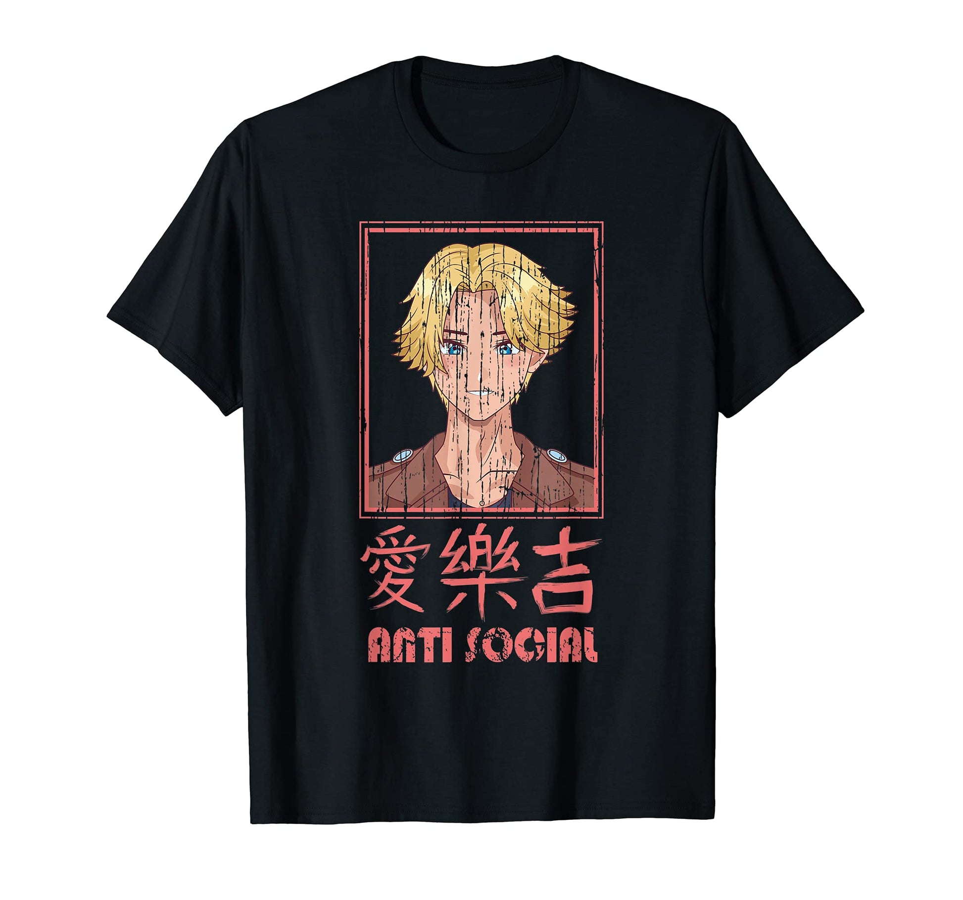 Antisocial Vaporwave Anime Japanese Alt T-Shirt - Minimalist Print Unisex - T-Shirt, Sweatshirt, Hoodie