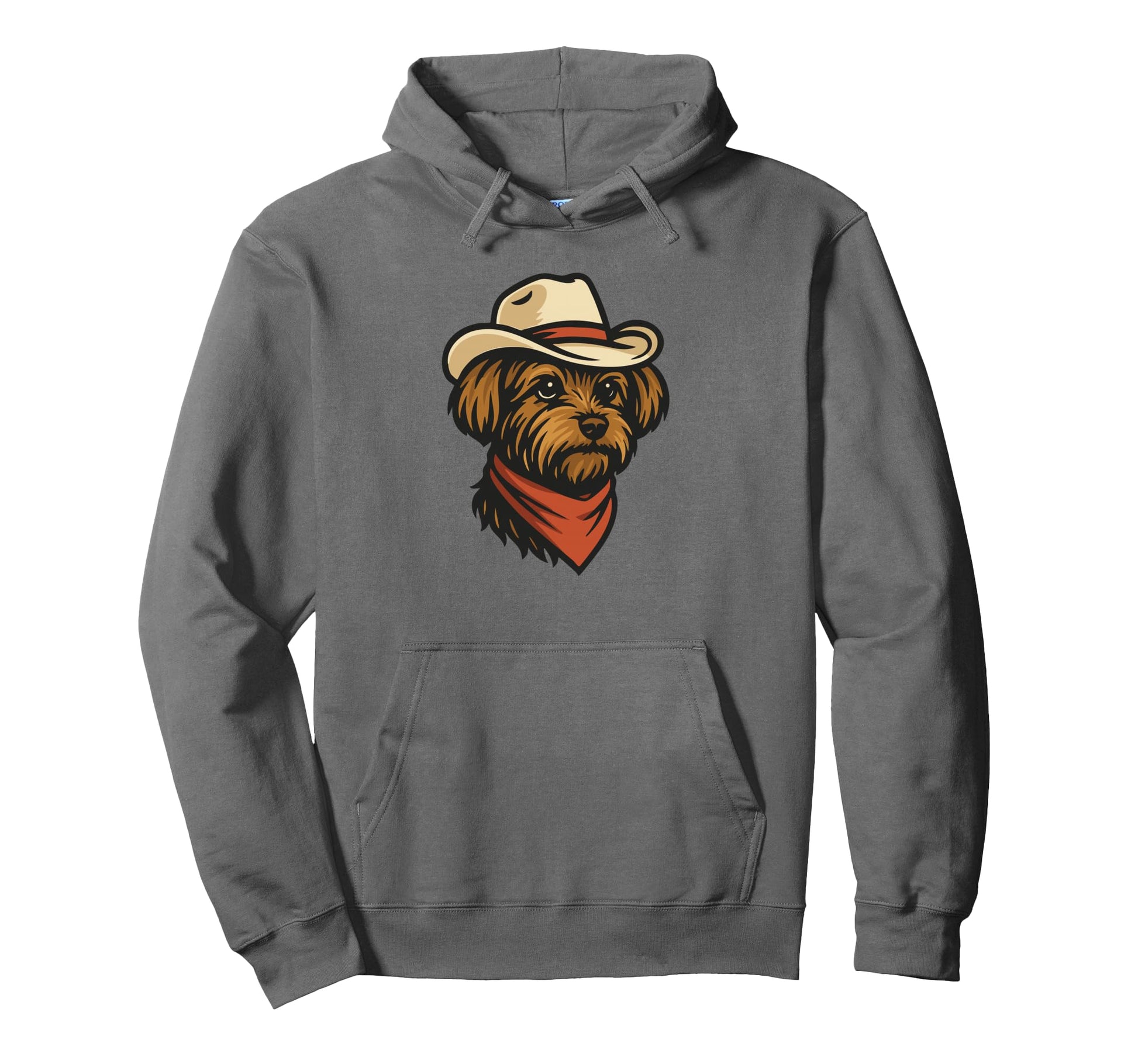 Funny Cowboy Yorkshire Terrier Yorkie Hoodie - Casual Everyday Wear Unisex - T-Shirt, Sweatshirt, Hoodie