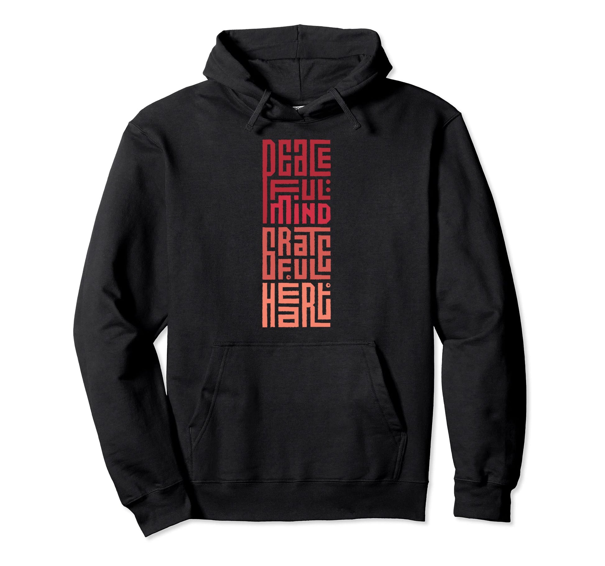 Peace Sign Love Peaceful Mind Grateful Hoodie - Trendy Graphic for Adults - T-Shirt, Sweatshirt, Hoodie