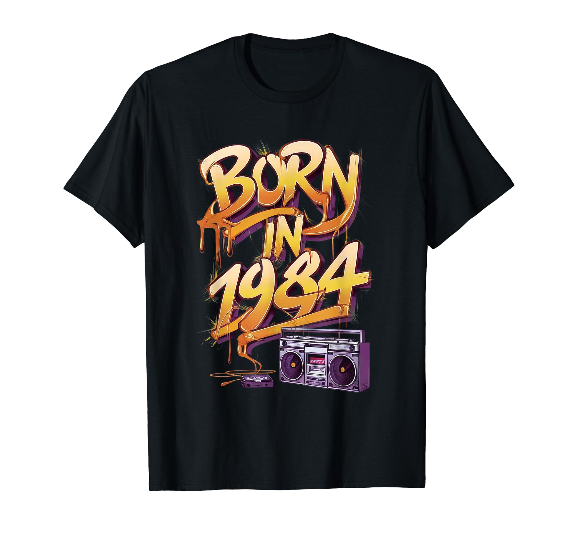 40Th Birthday Gifts Born 1984 Hip Hop T-Shirt - Trendy Graphic Men Women - T-Shirt, Sweatshirt, Hoodie