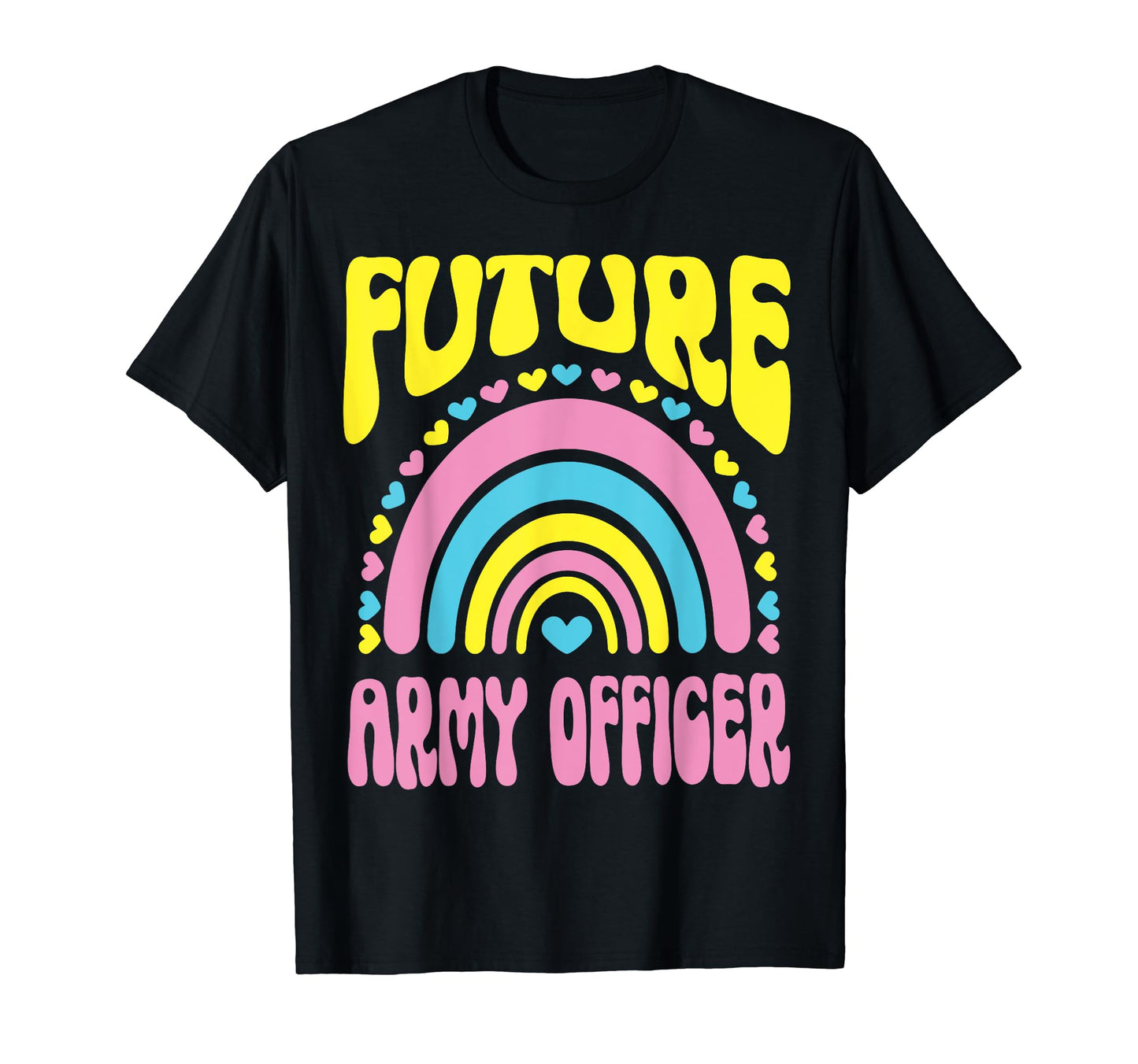 Future Army Officer Bright Rainbow T-Shirt - Streetwear Style Men Women - T-Shirt, Sweatshirt, Hoodie