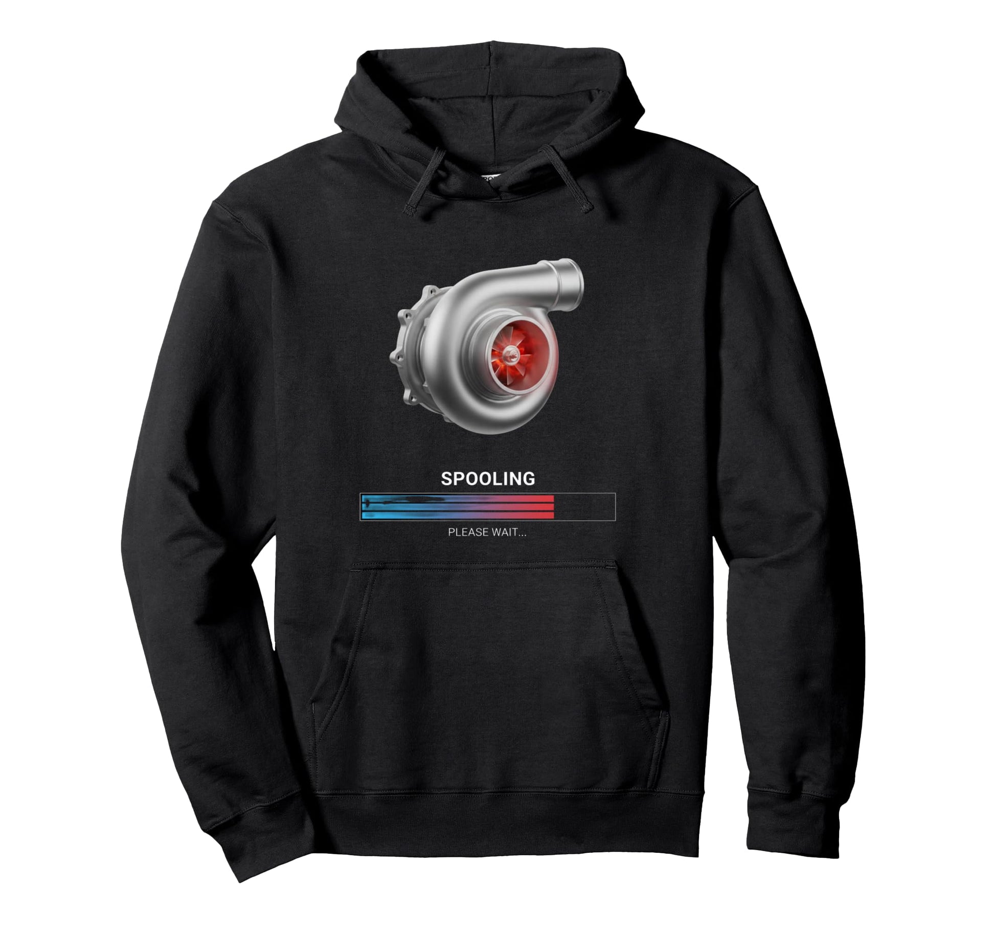 Turbocharger Spooling Please Wait Turo Car Hoodie - Graphic Print Unisex - T-Shirt, Sweatshirt, Hoodie