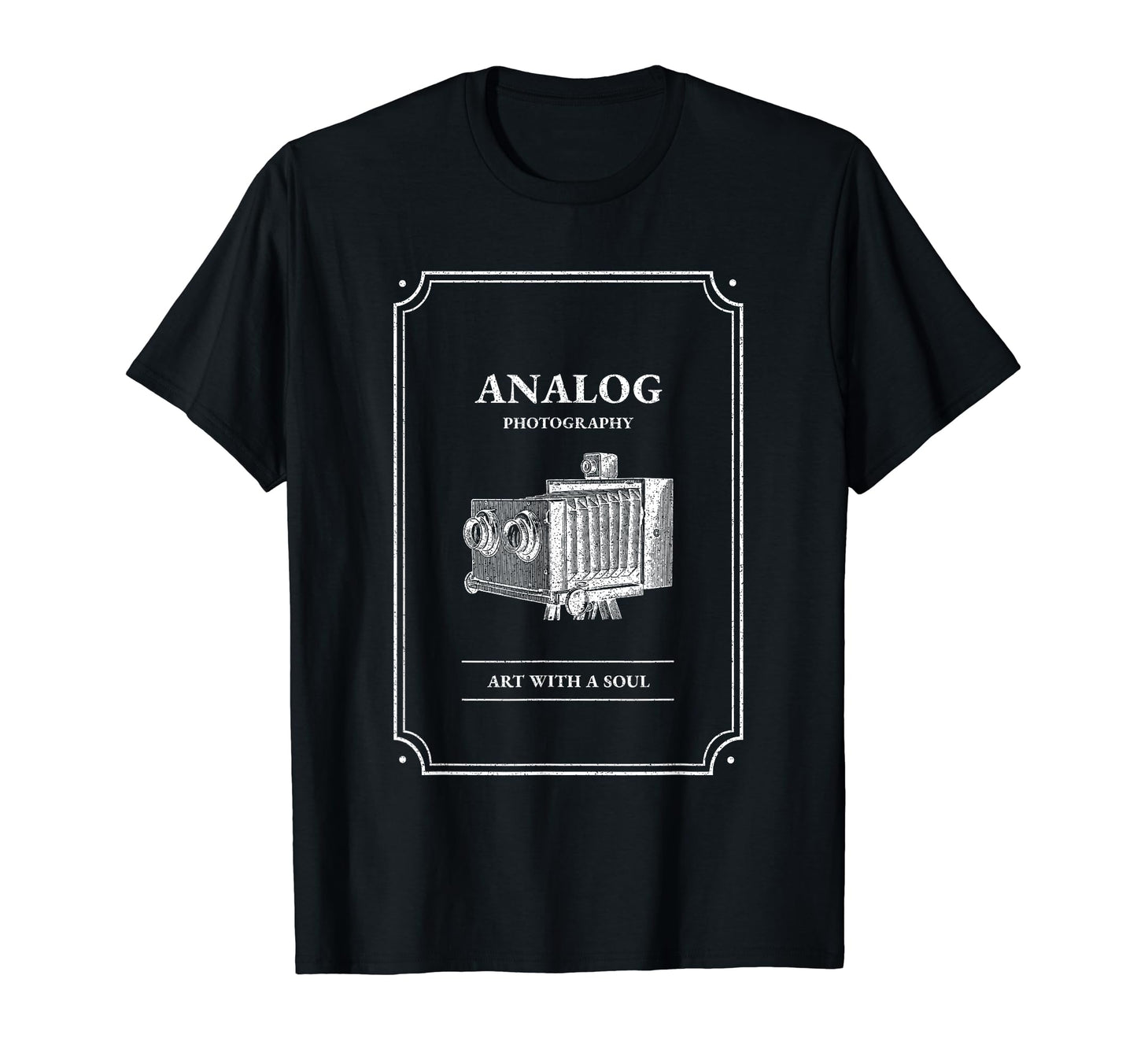 Analog Photography Art Soul Camera T-Shirt - Graphic Print for Adults - T-Shirt, Sweatshirt, Hoodie