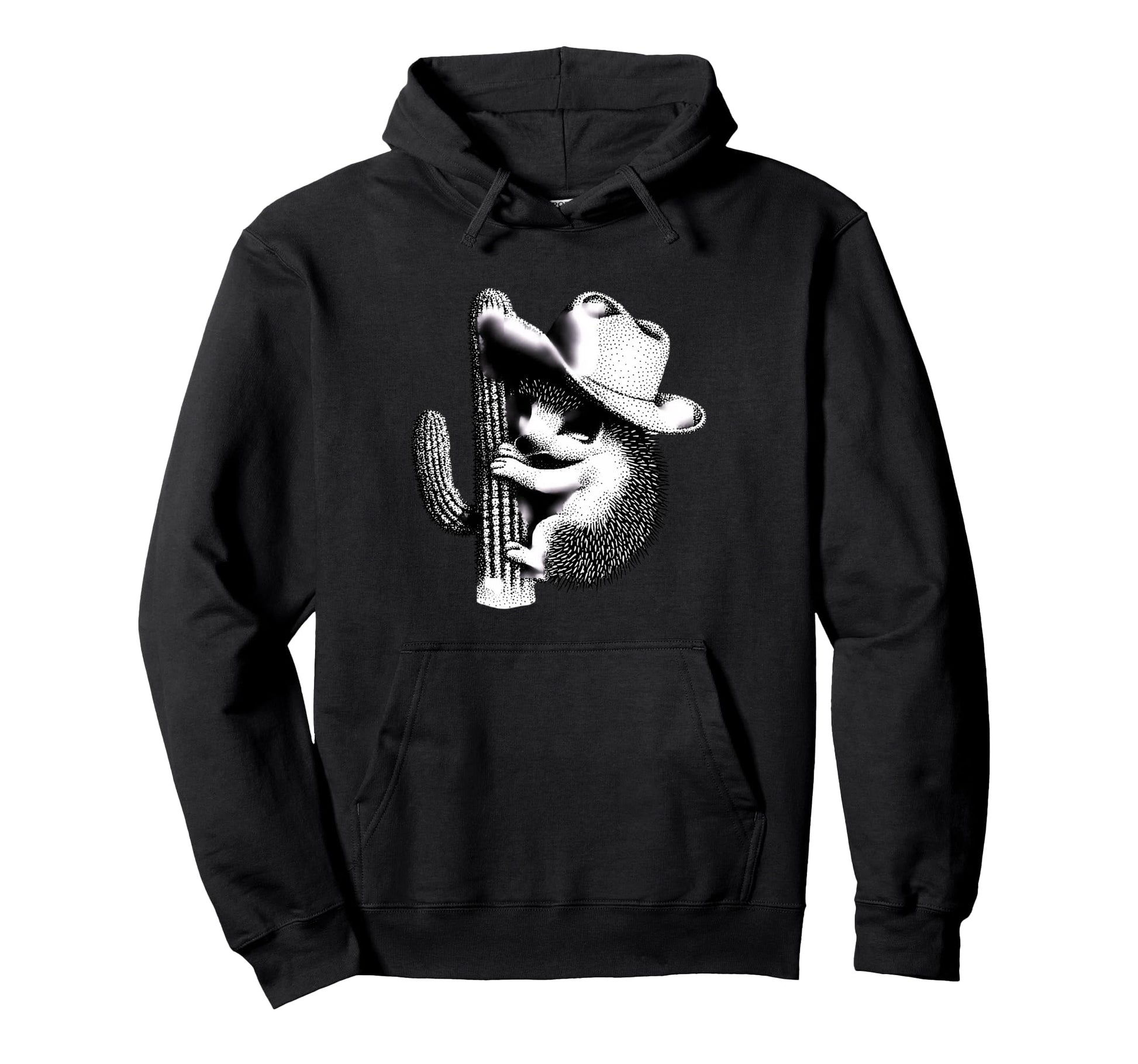 Country Cowboy Hedgehog Rodeo Cowgirl Hoodie - Novelty Apparel Men Women - T-Shirt, Sweatshirt, Hoodie