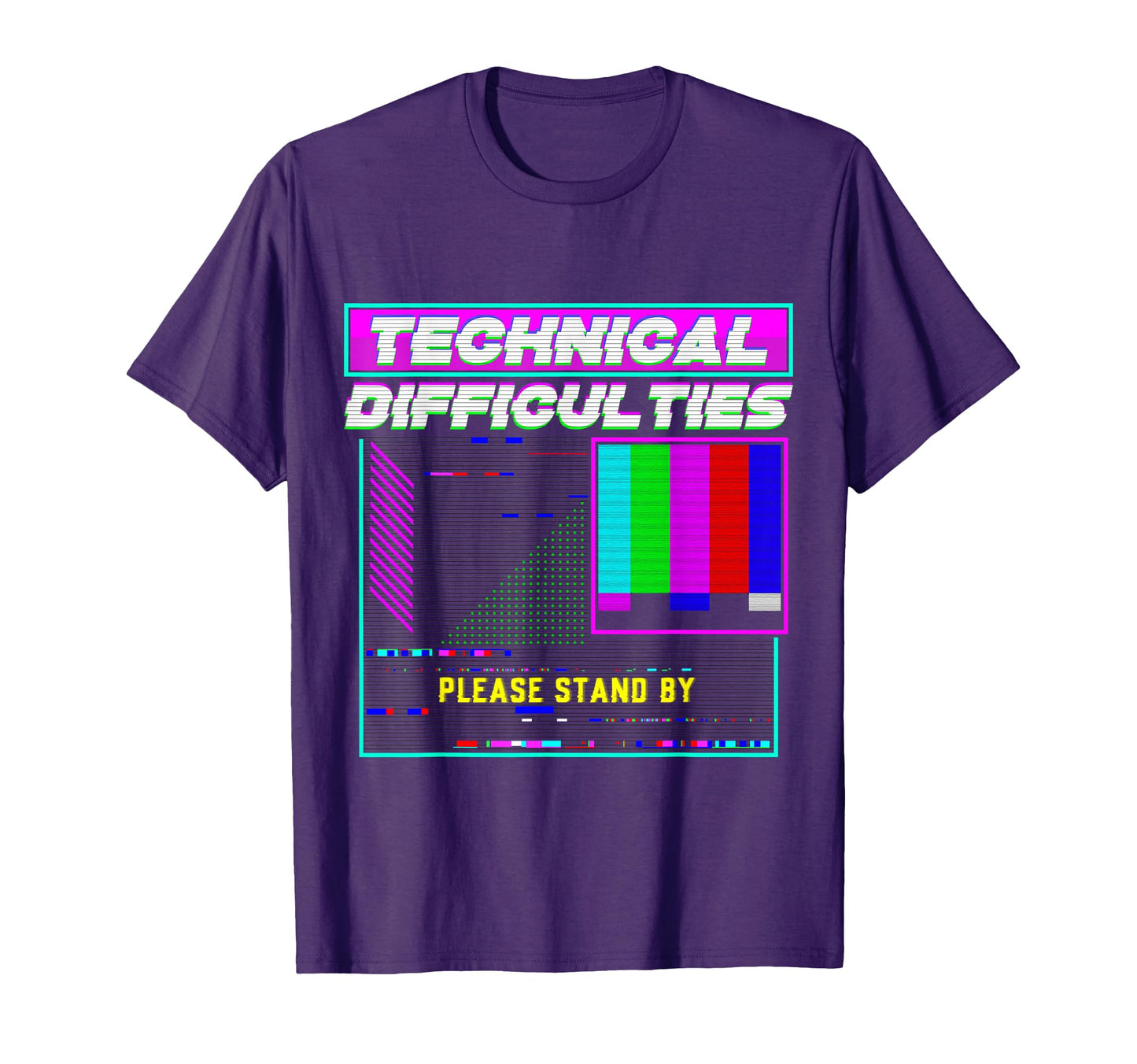 Technical Difficulties Glitch Tech T-Shirt - Streetwear Style Men Women - T-Shirt, Sweatshirt, Hoodie
