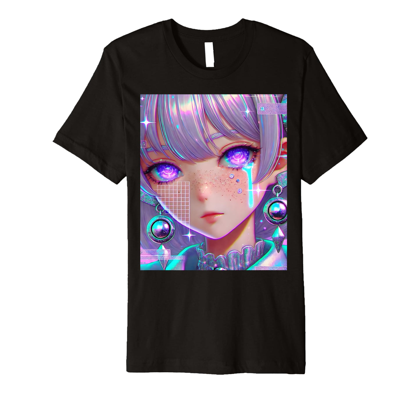 Anime Vaporwave Egirl Aesthetic Japanese T-Shirt - Streetwear Style Unisex - T-Shirt, Sweatshirt, Hoodie